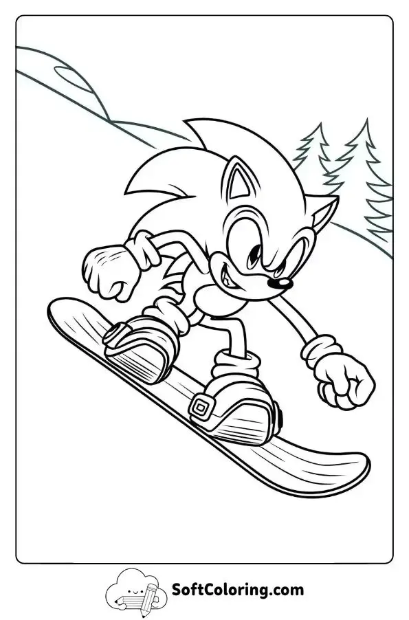 Sonic’s Snowboard Ride
