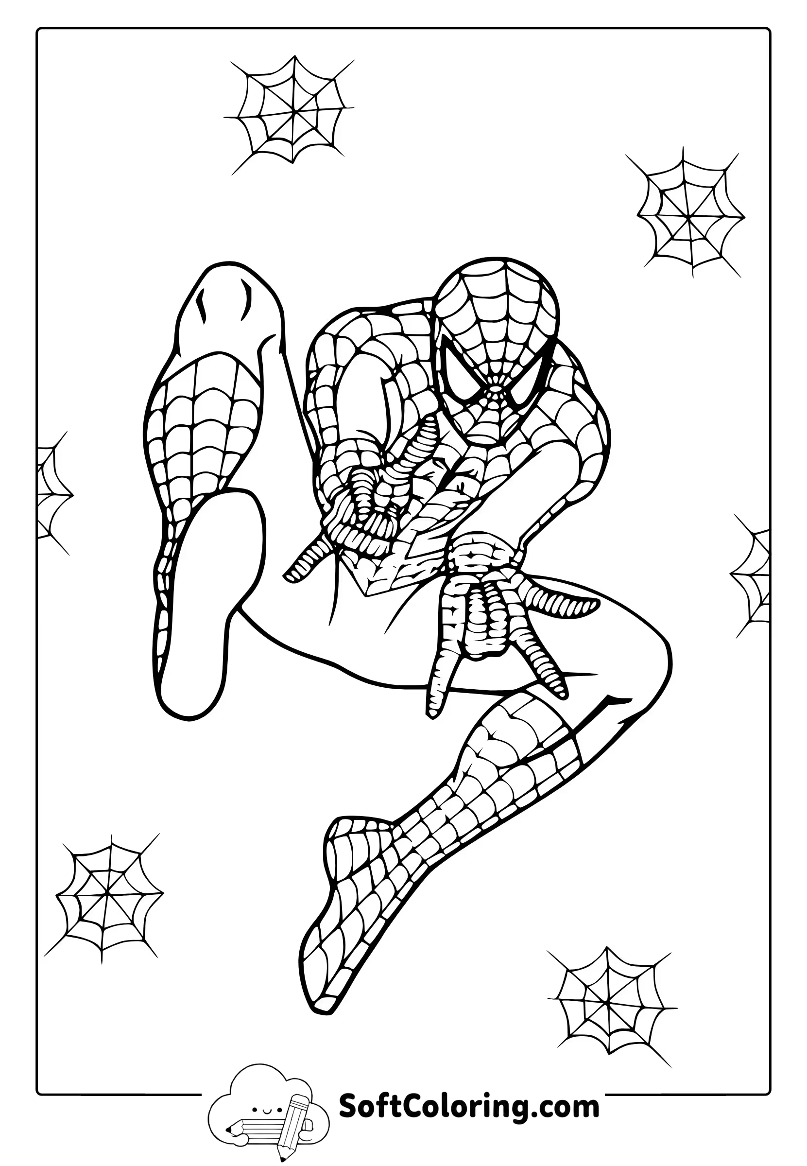 Spider-Man Homecoming Coloring Page