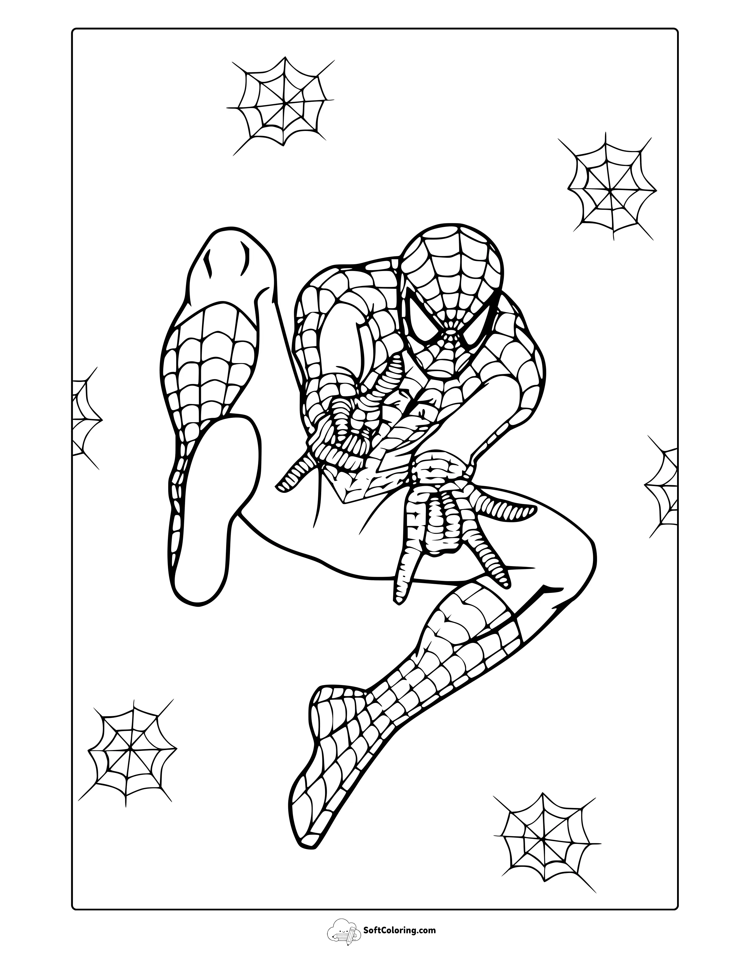 Spider-Man Homecoming Coloring Page