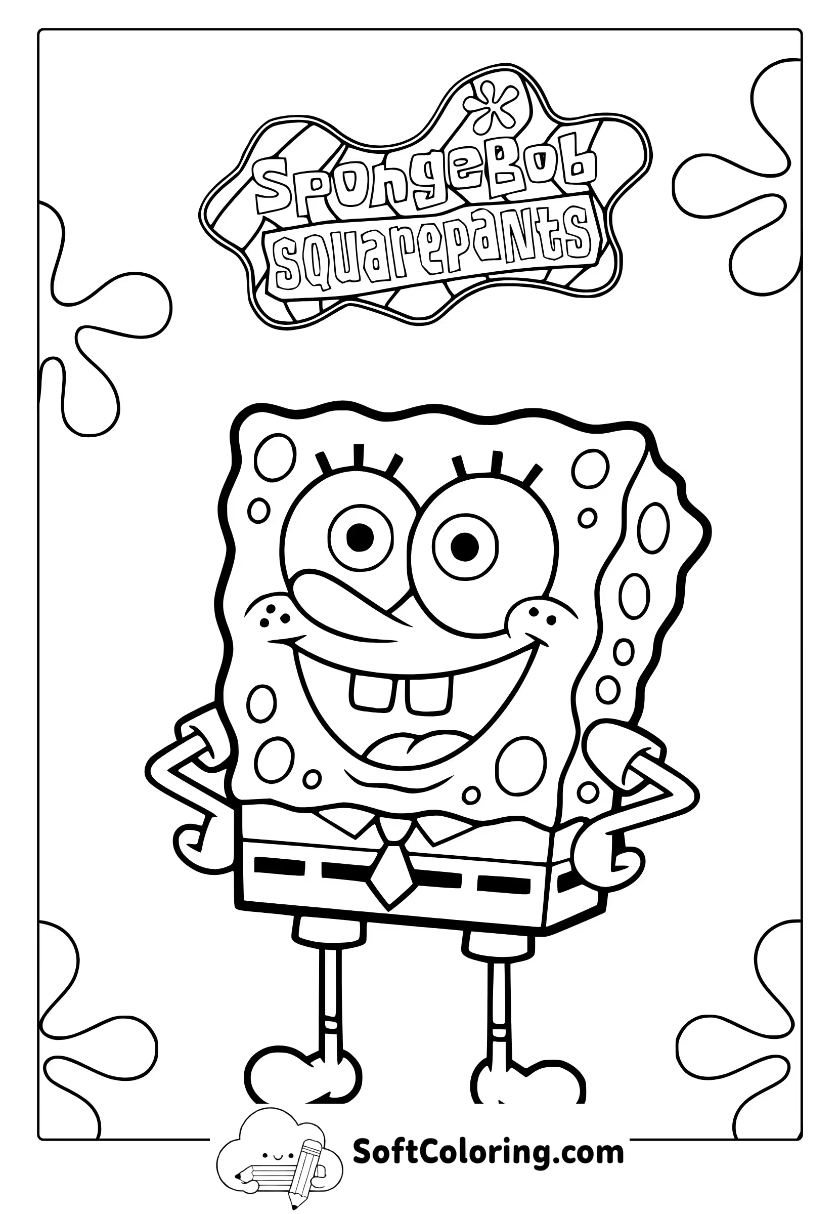 SpongeBob SquarePants Coloring Page