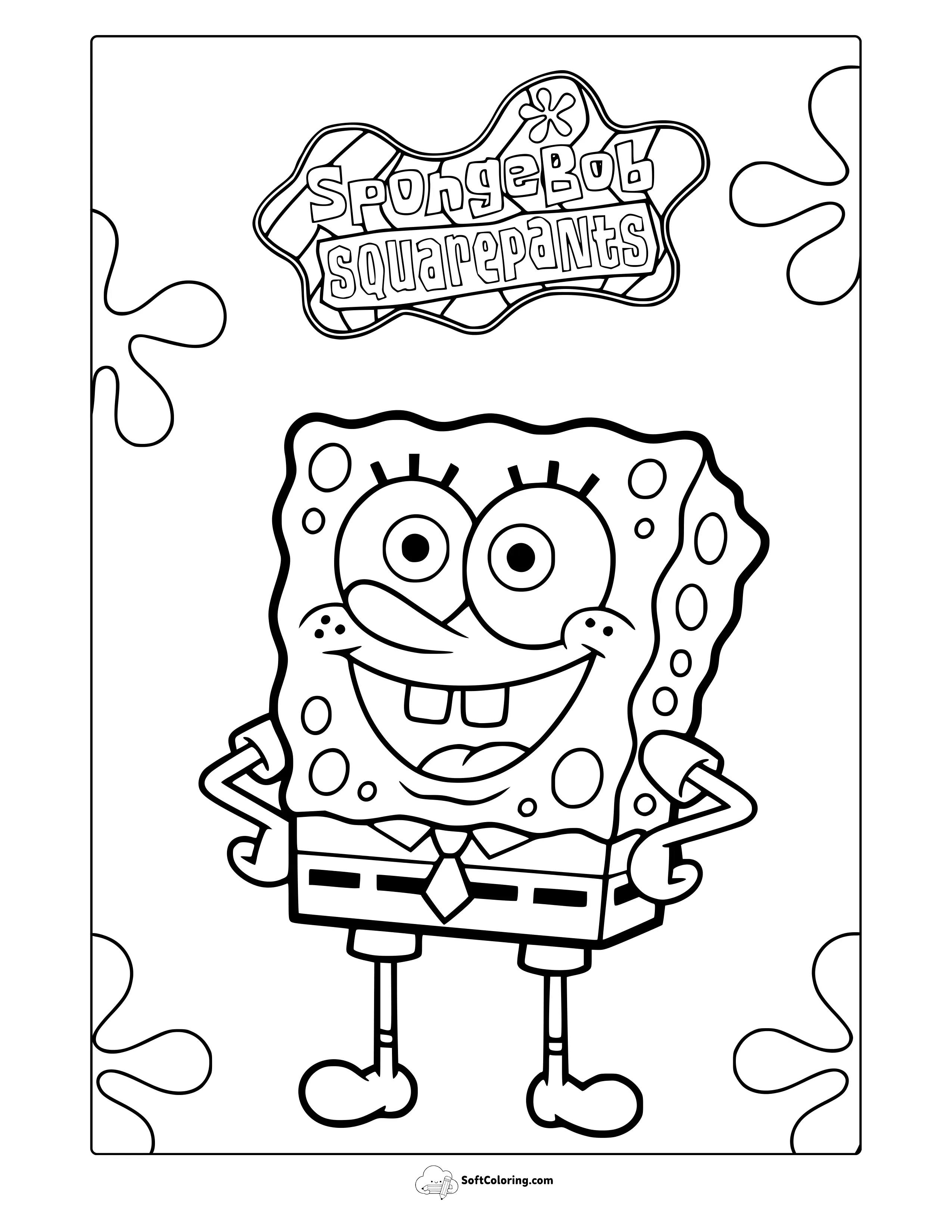 Spongebob Squarepants Coloring Page