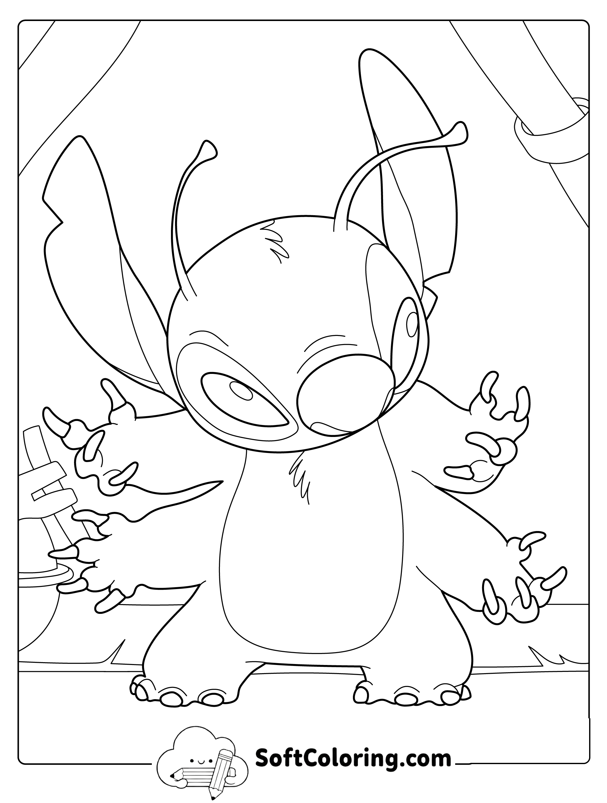 Stitch in Alien Form