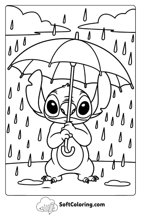 Stitch’s Rainy Day