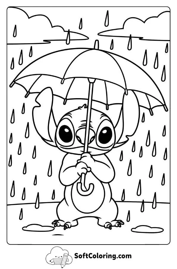 Stitch’s Rainy Day