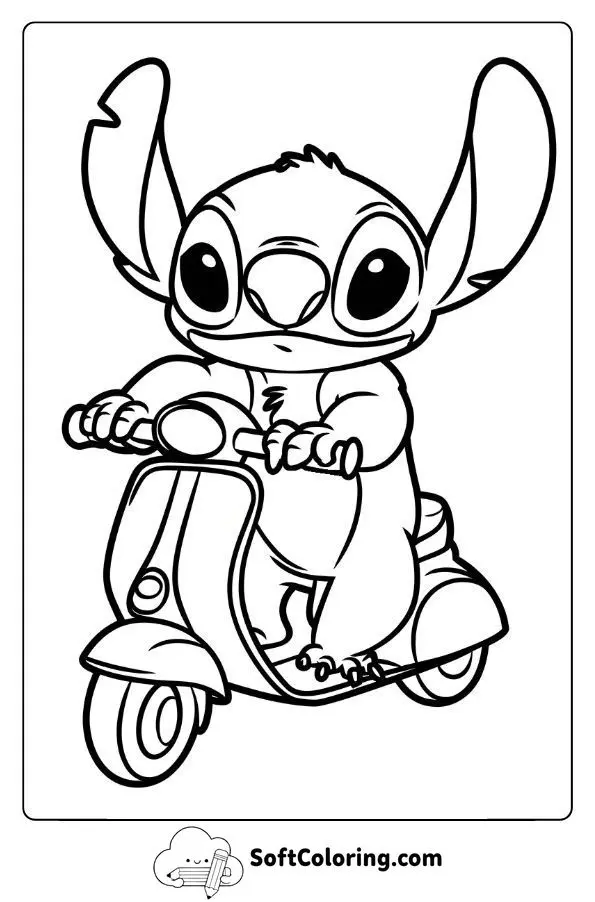Stitch’s Scooter Ride