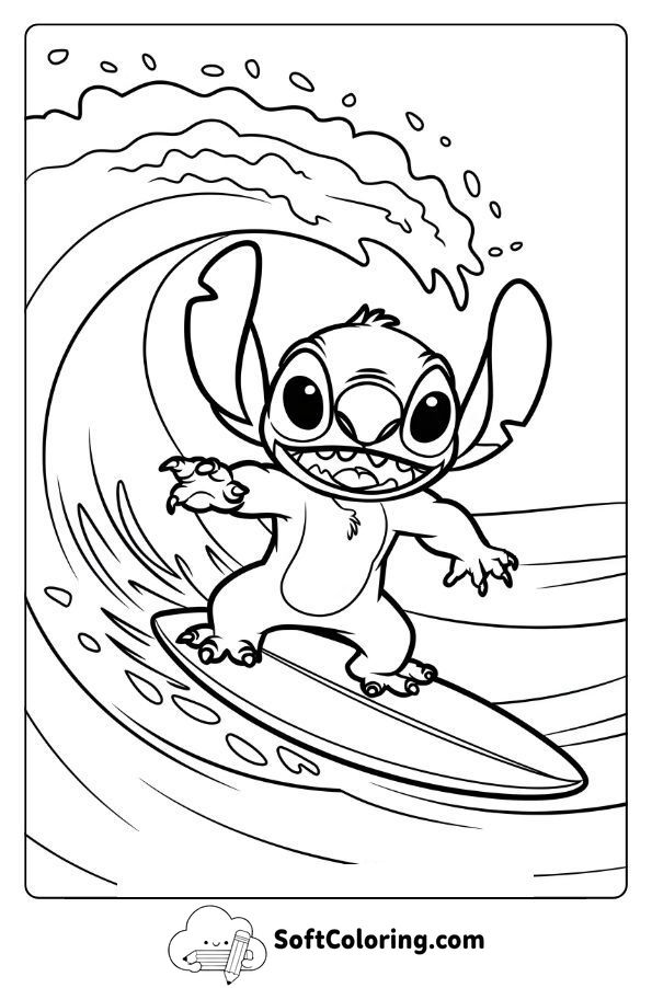 Stitch’s Surfing Adventure