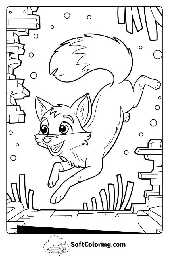 Tails The Fox Exploring An Underwater Ruin