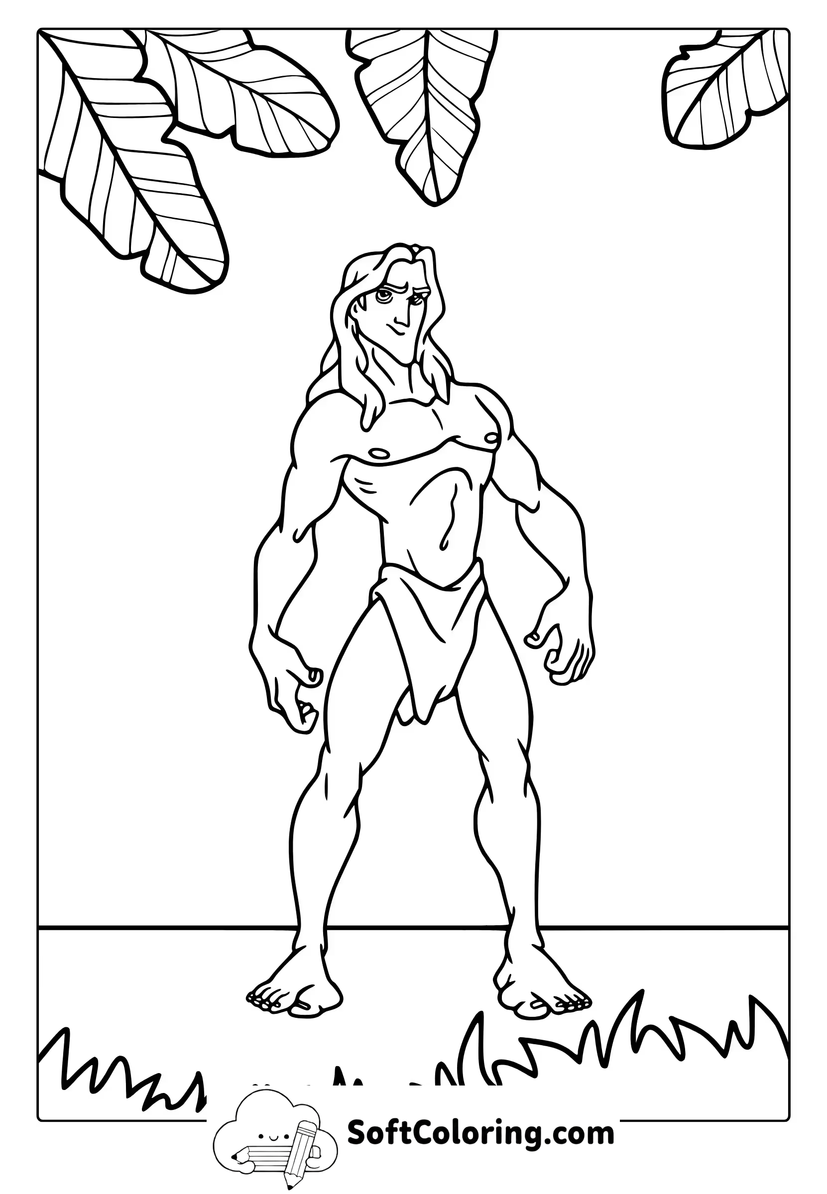 Tarzan Coloring Page