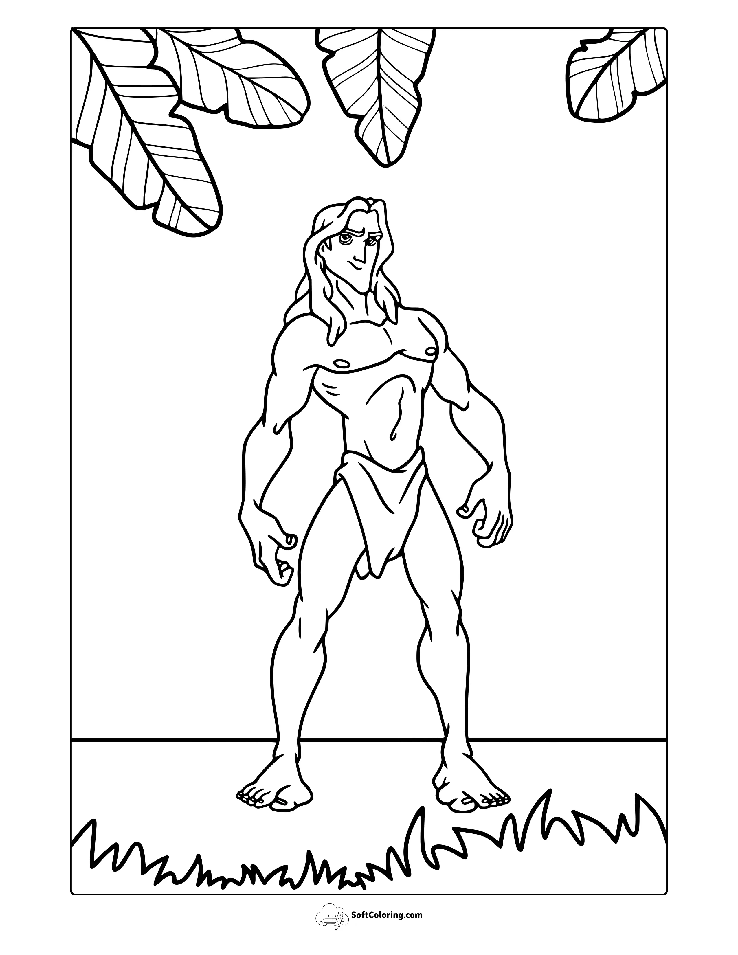 Tarzan Coloring Page