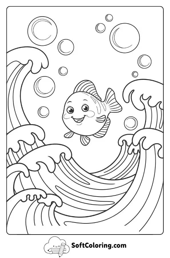 Tiny Fish and Bubbly Waves