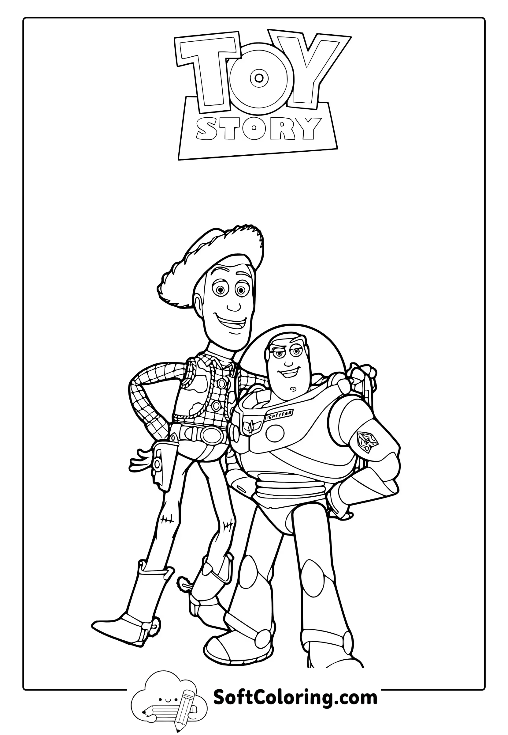 Toy Story Coloring Page