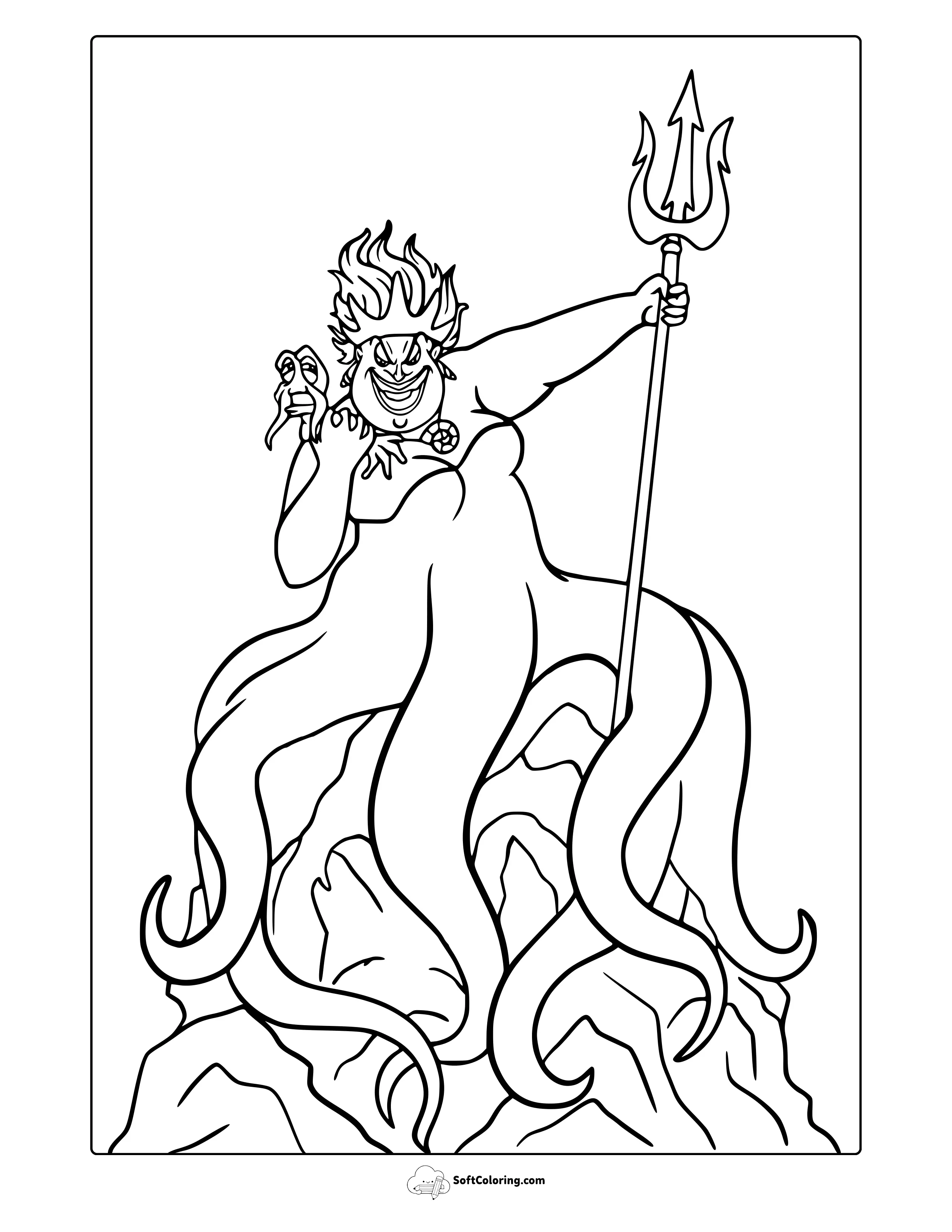 Ursula Coloring Page