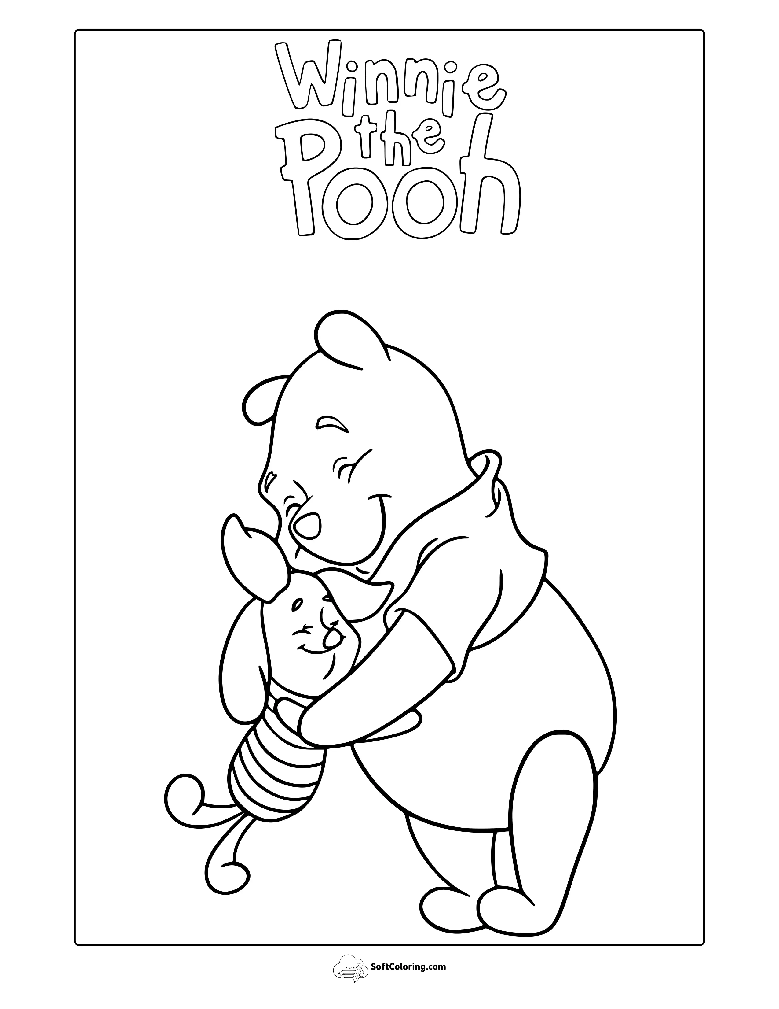 Winnie The Pooh Coloring Page