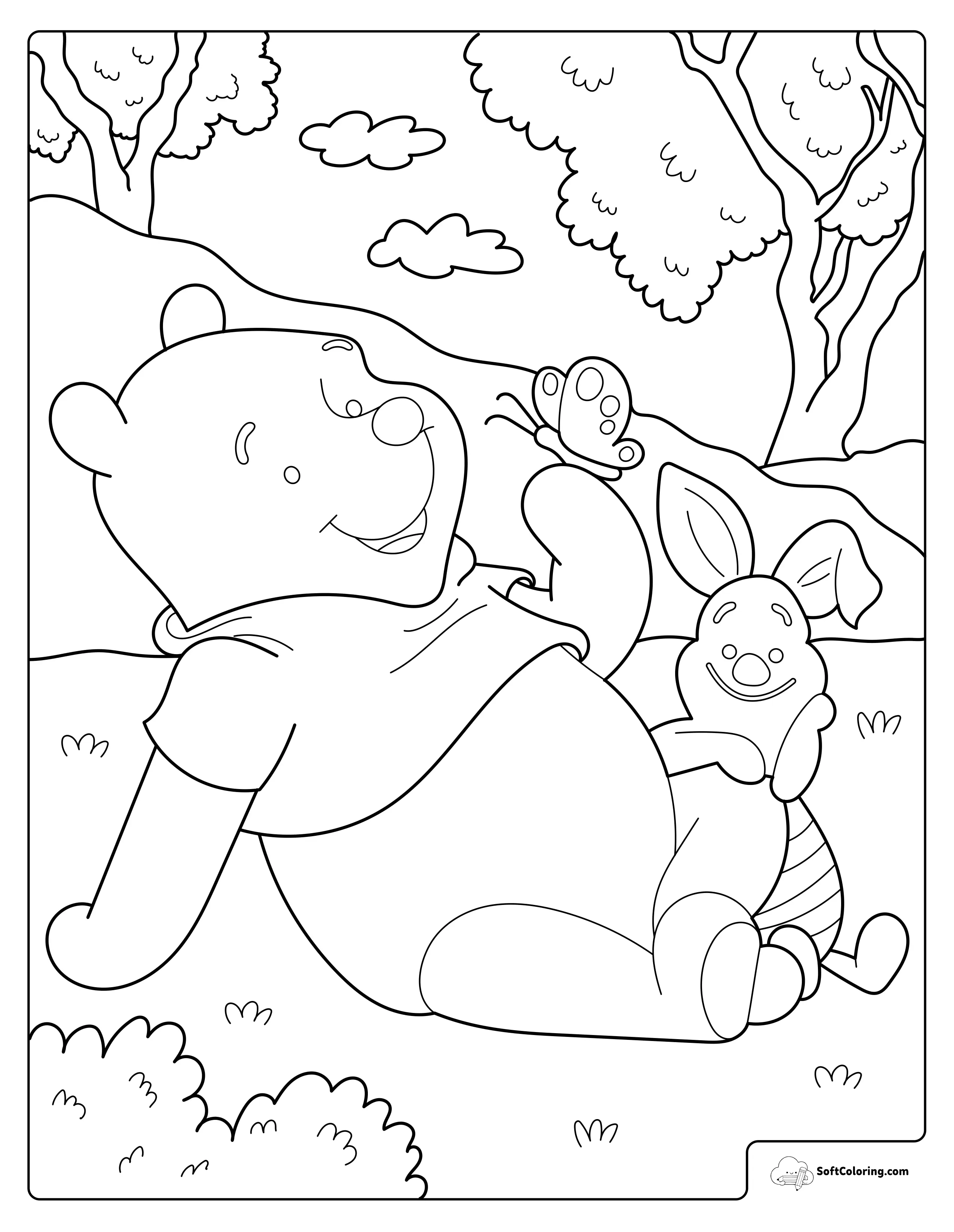 Winnie The Pooh Coloring Pages