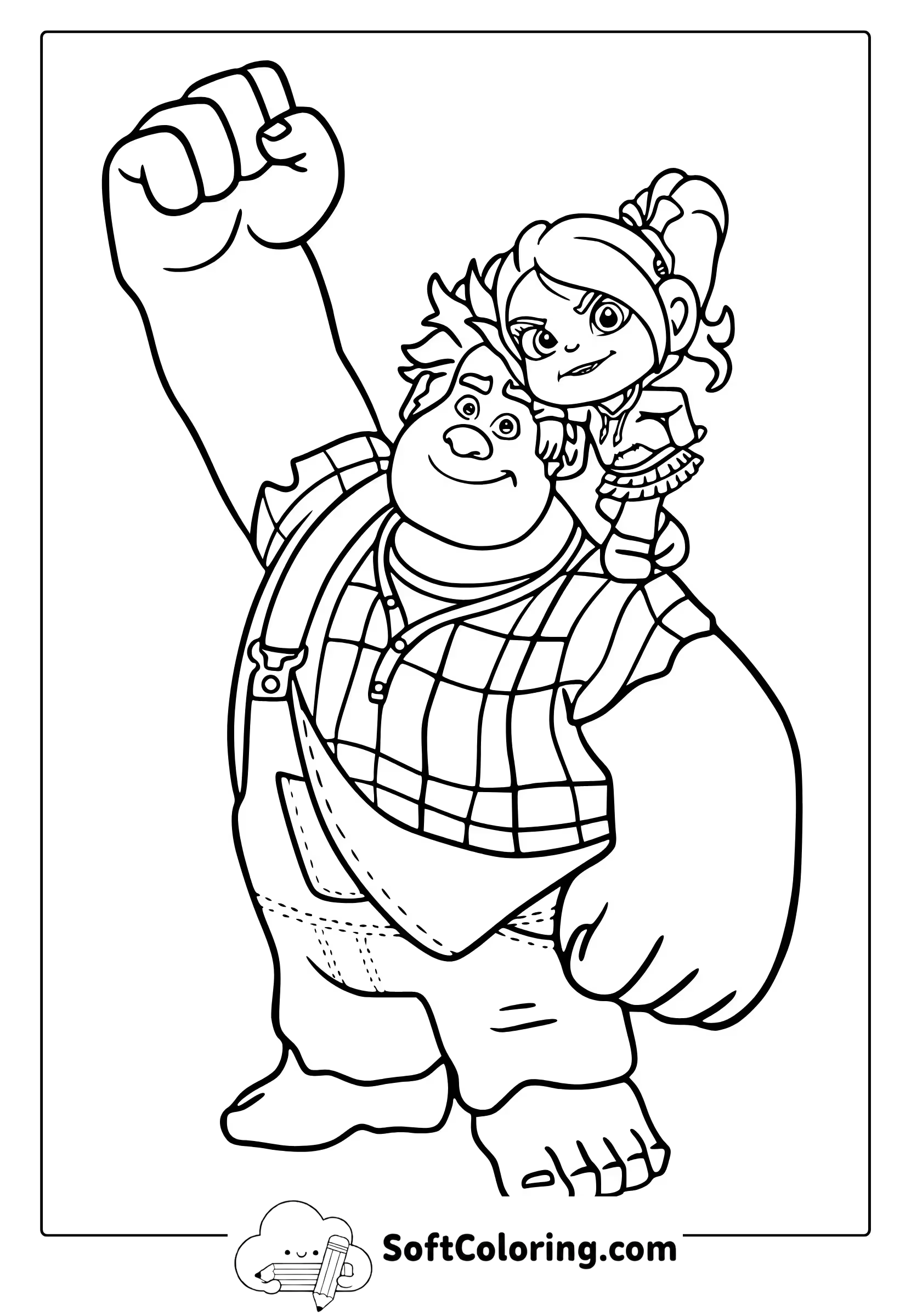 Wreck-It Ralph Coloring Page