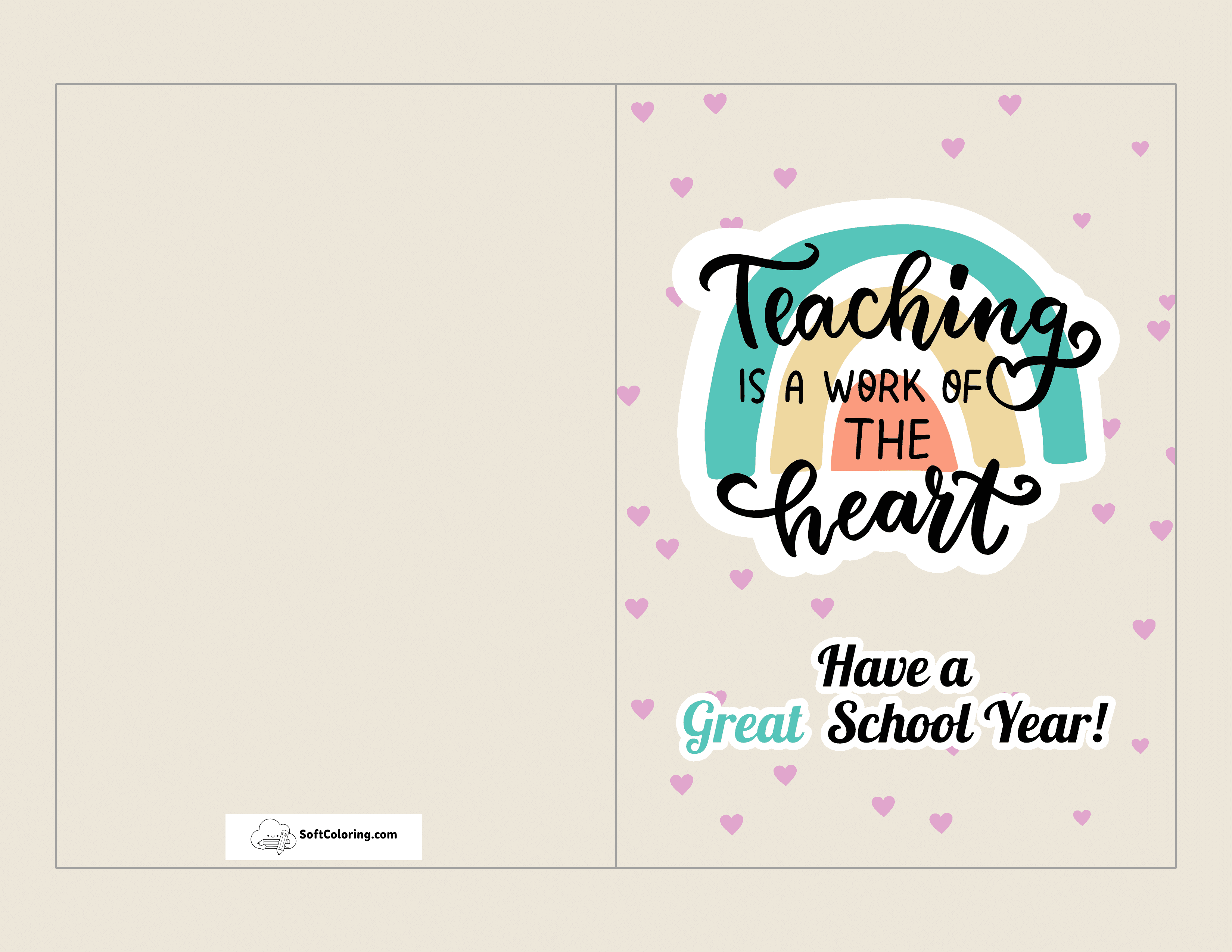 "Have A Great School Year!" Back To School Card