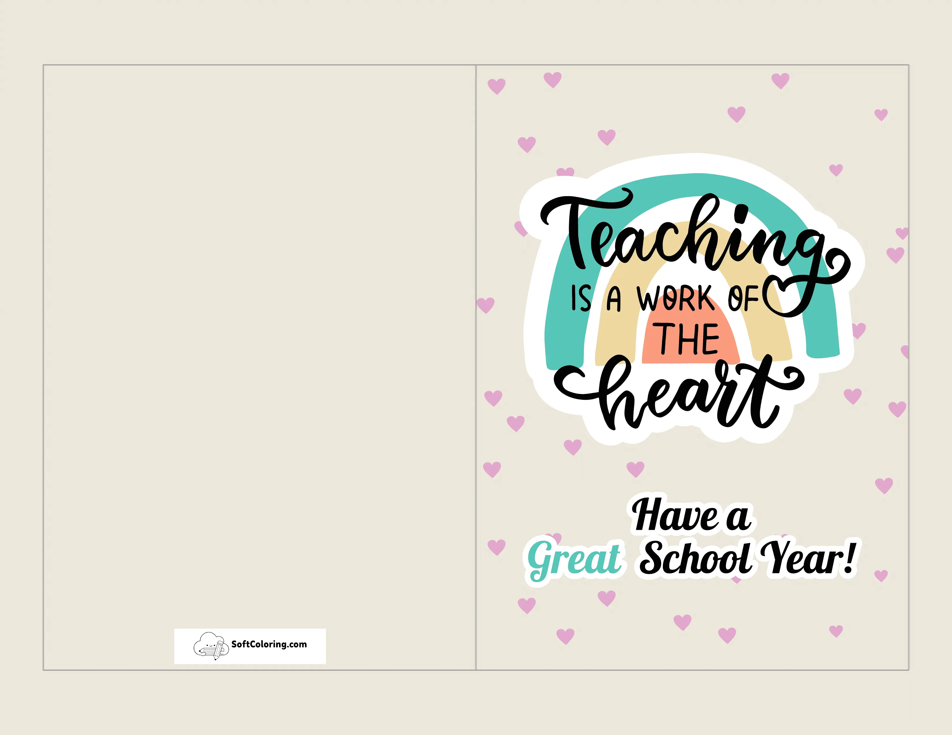"Have A Great School Year!" Back To School Card