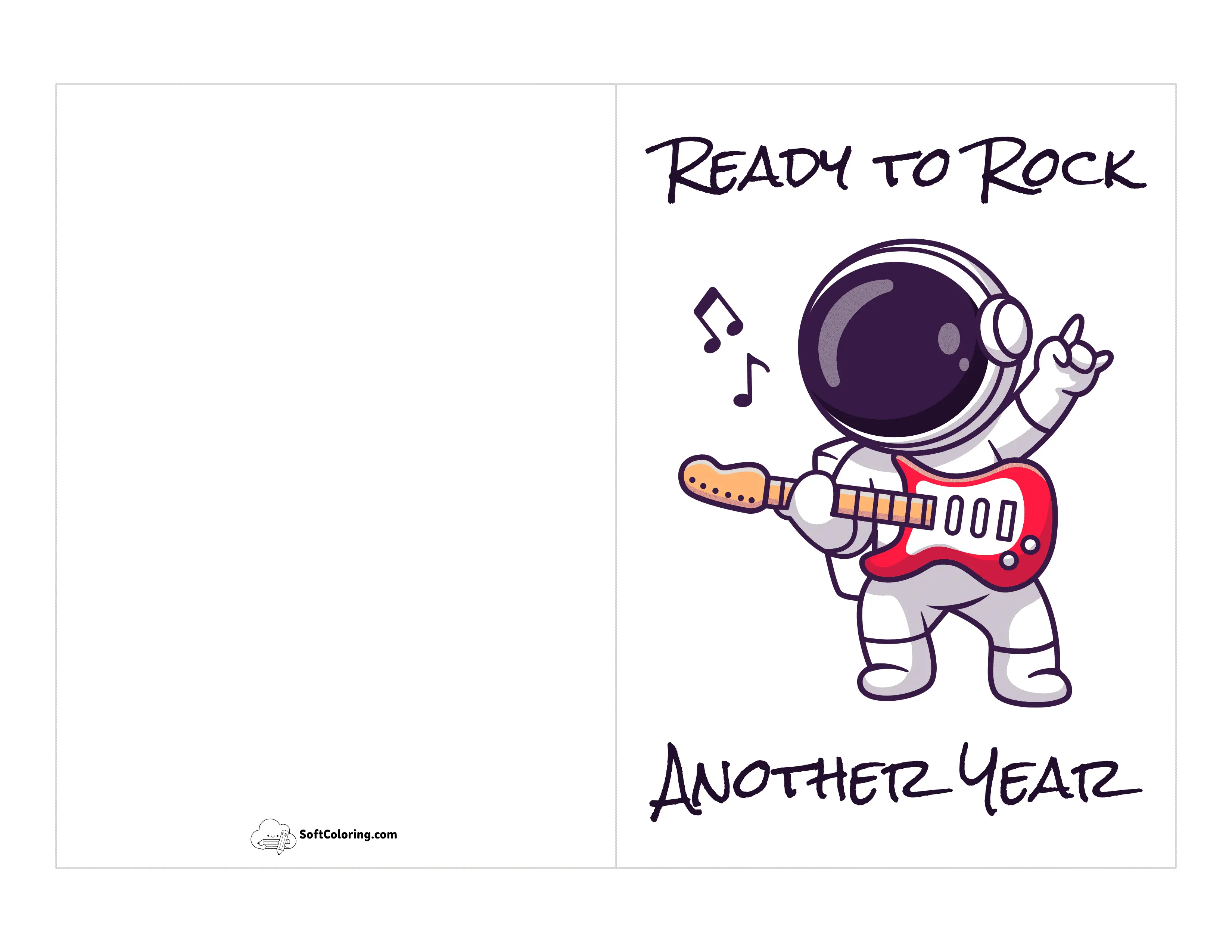"Ready To Rock!" First Day Of School Greeting Card