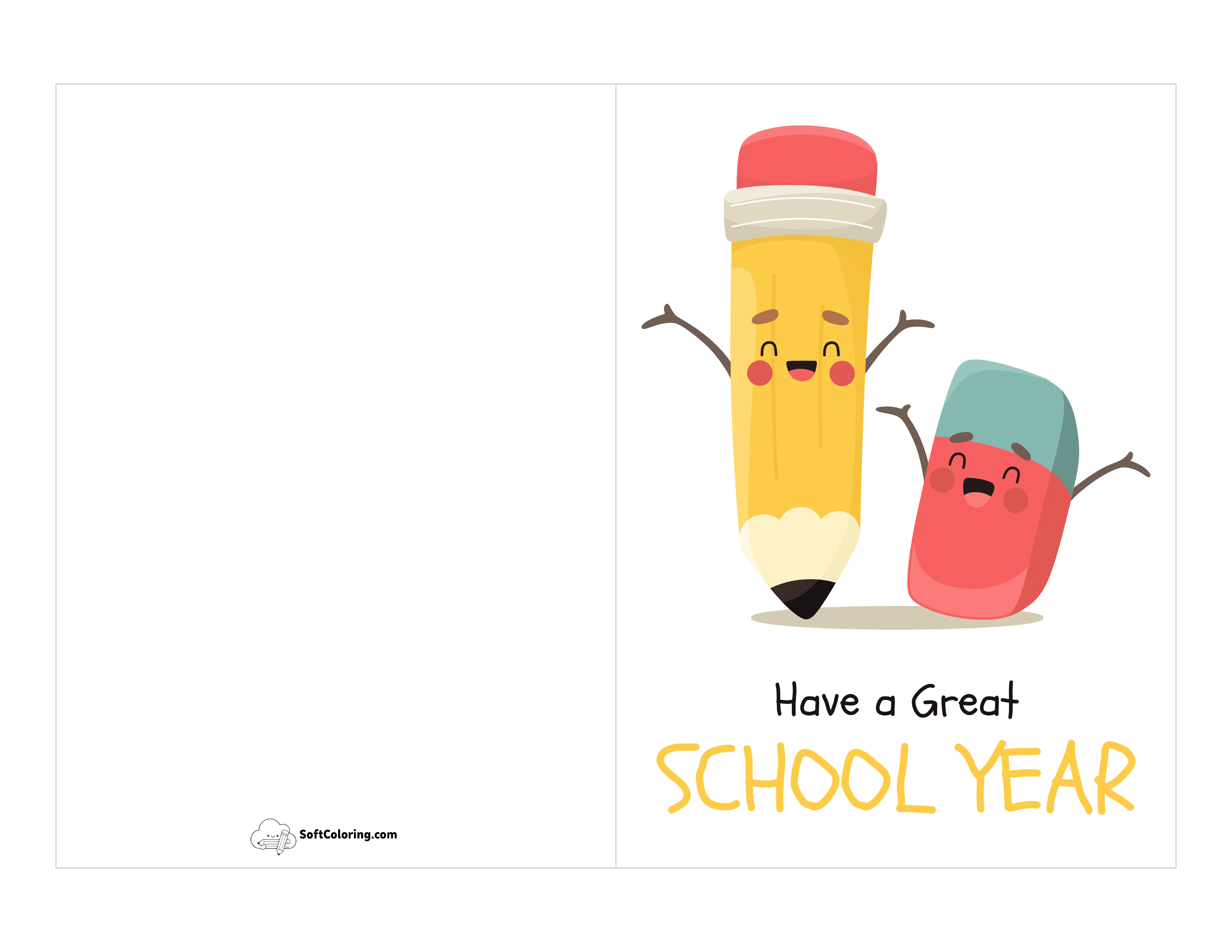 "Have A Great School Year" Card For Students