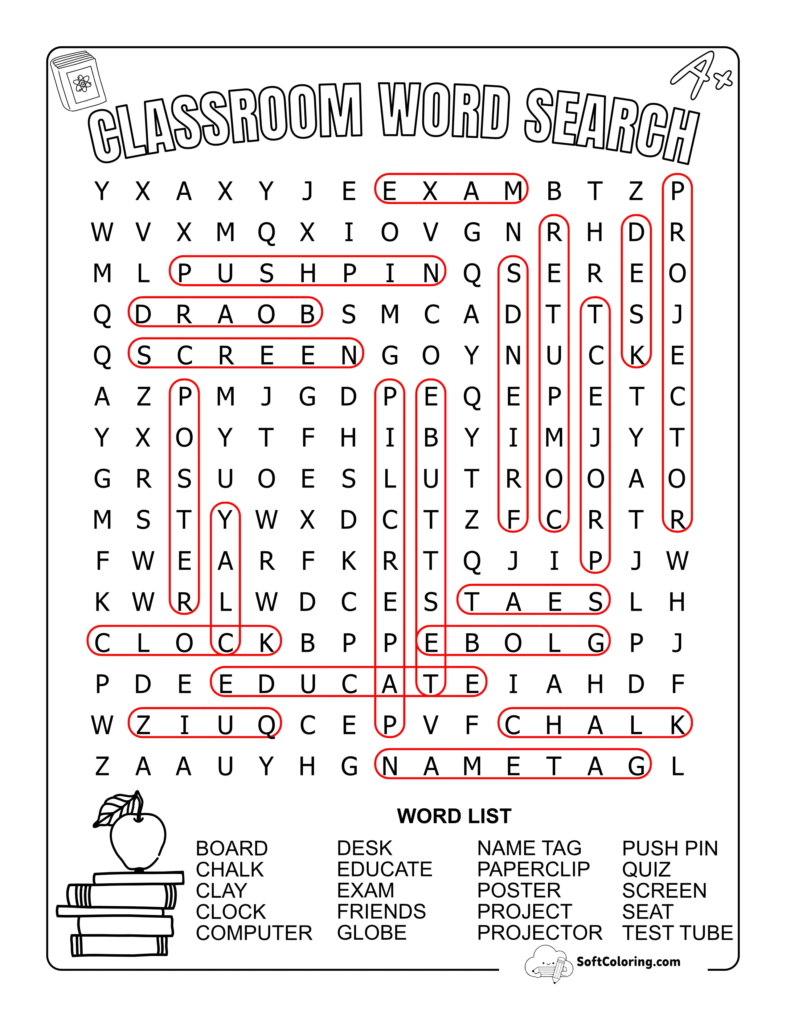 In The Classroom - Medium Answers