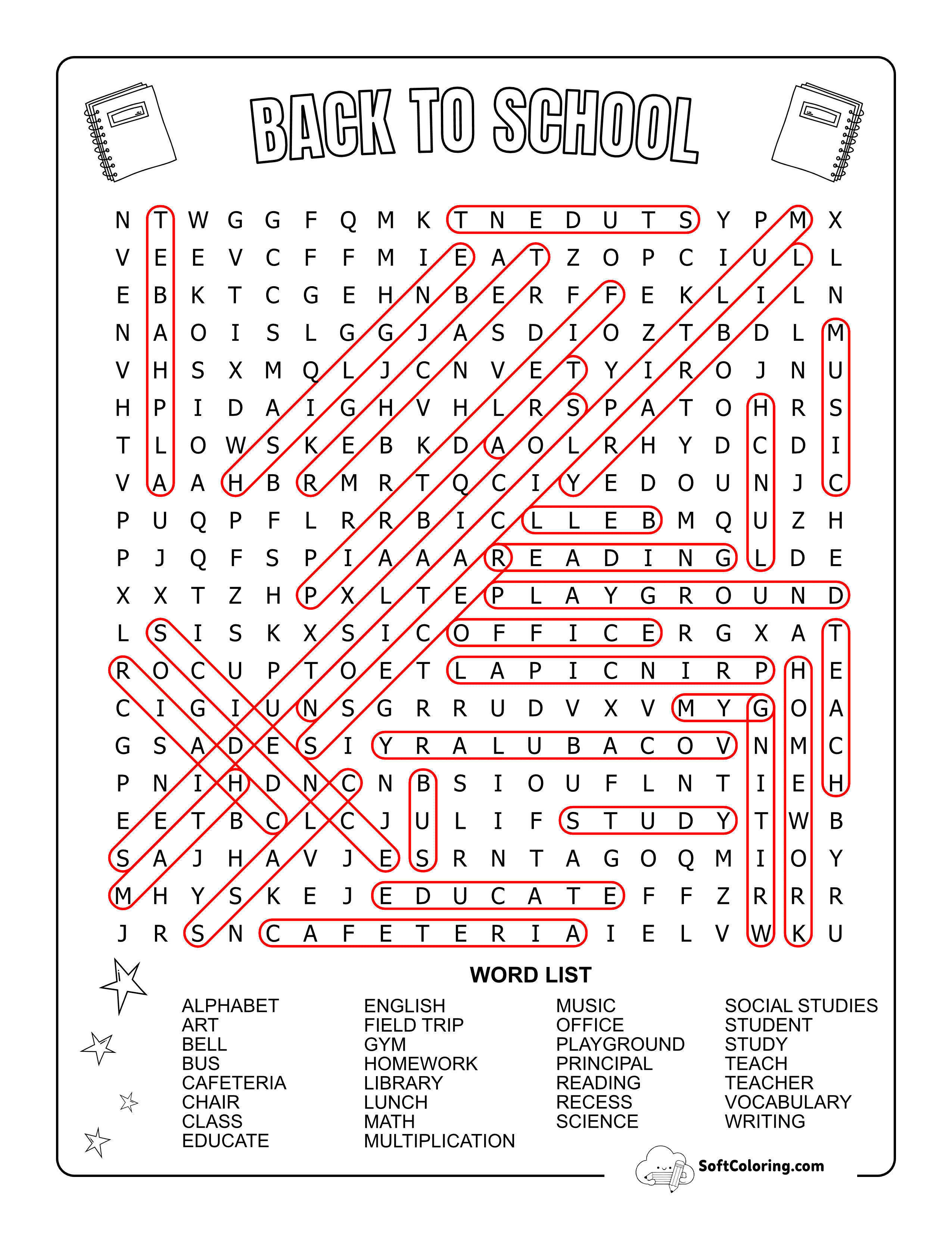 Back To School - Hard Answers