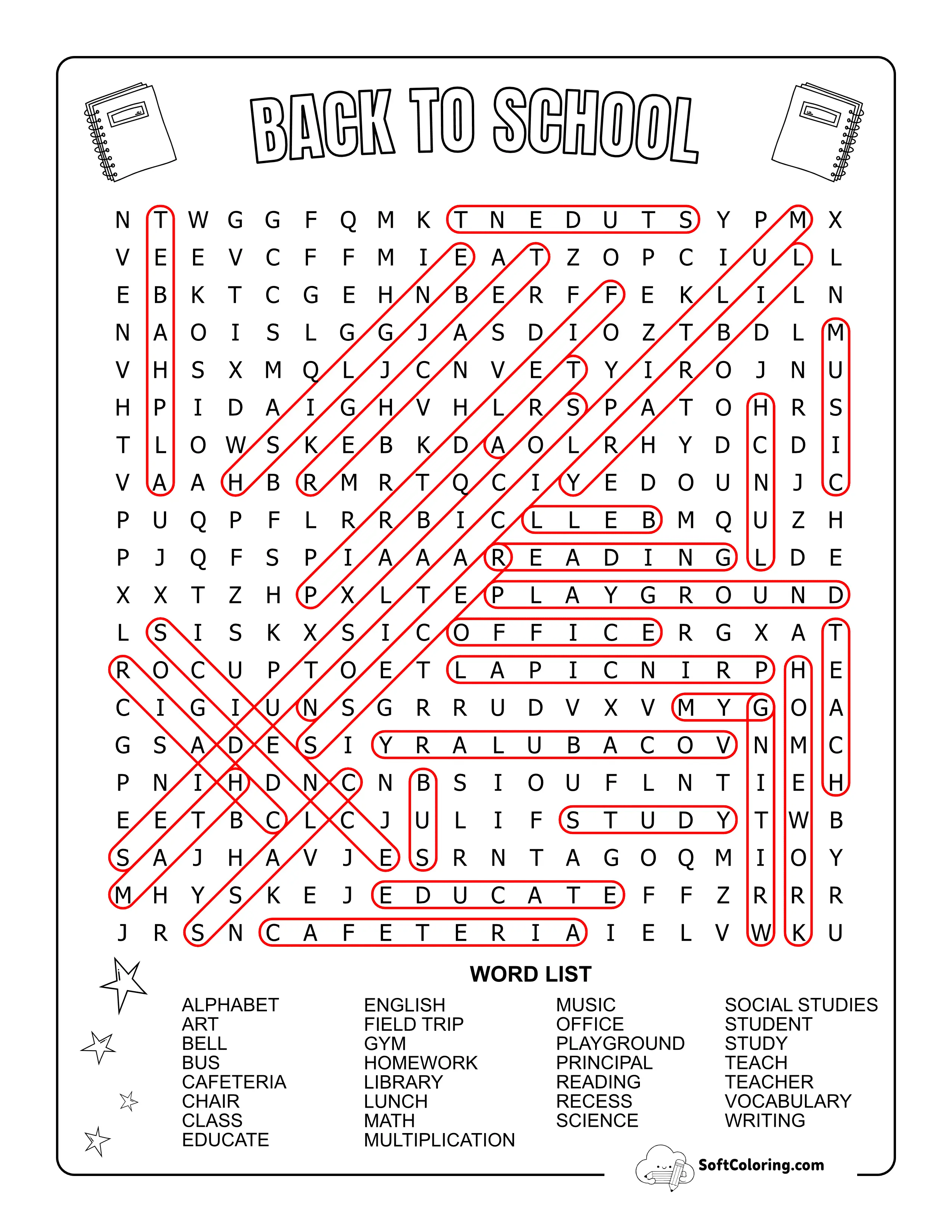 Back To School - Hard Answers