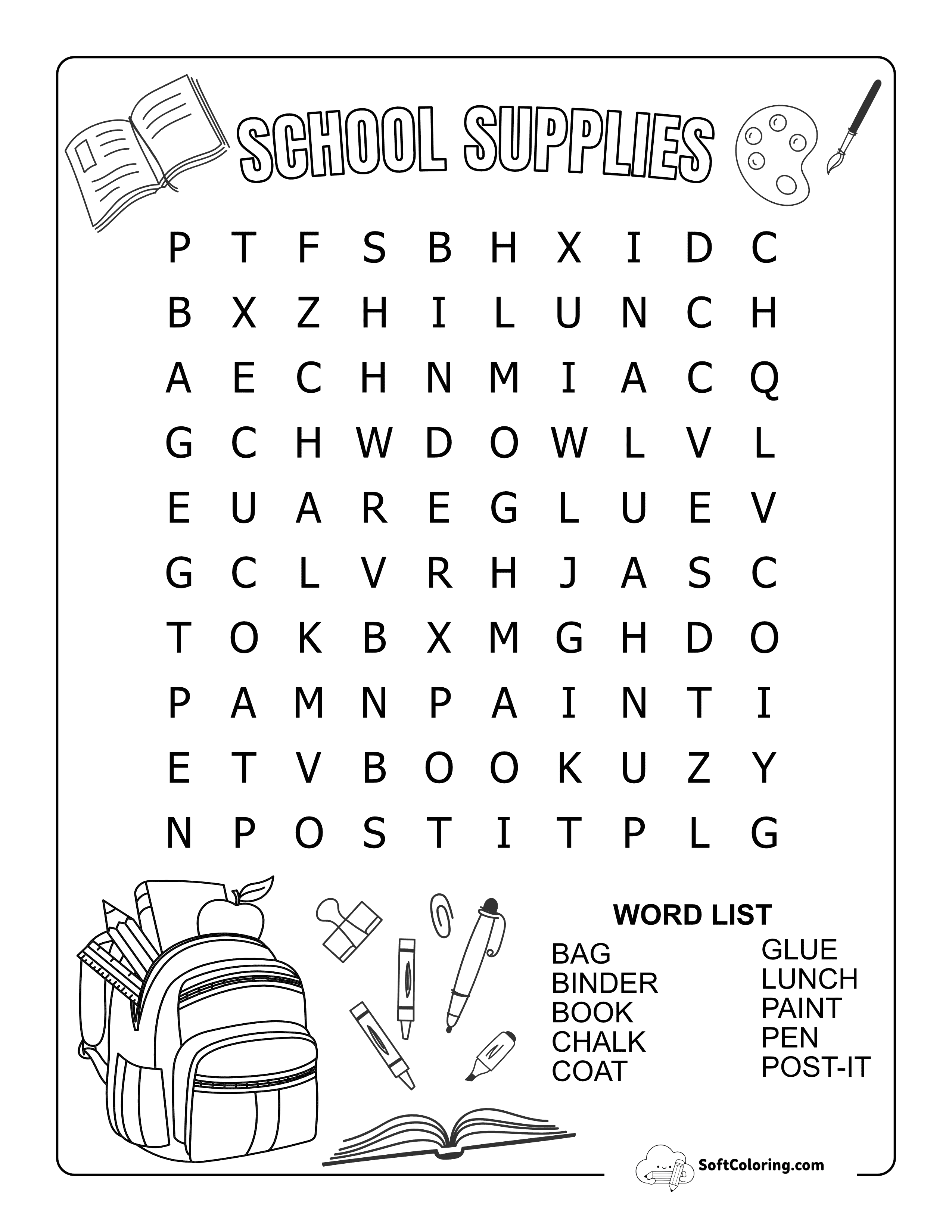 Easy - Back To School Supplies