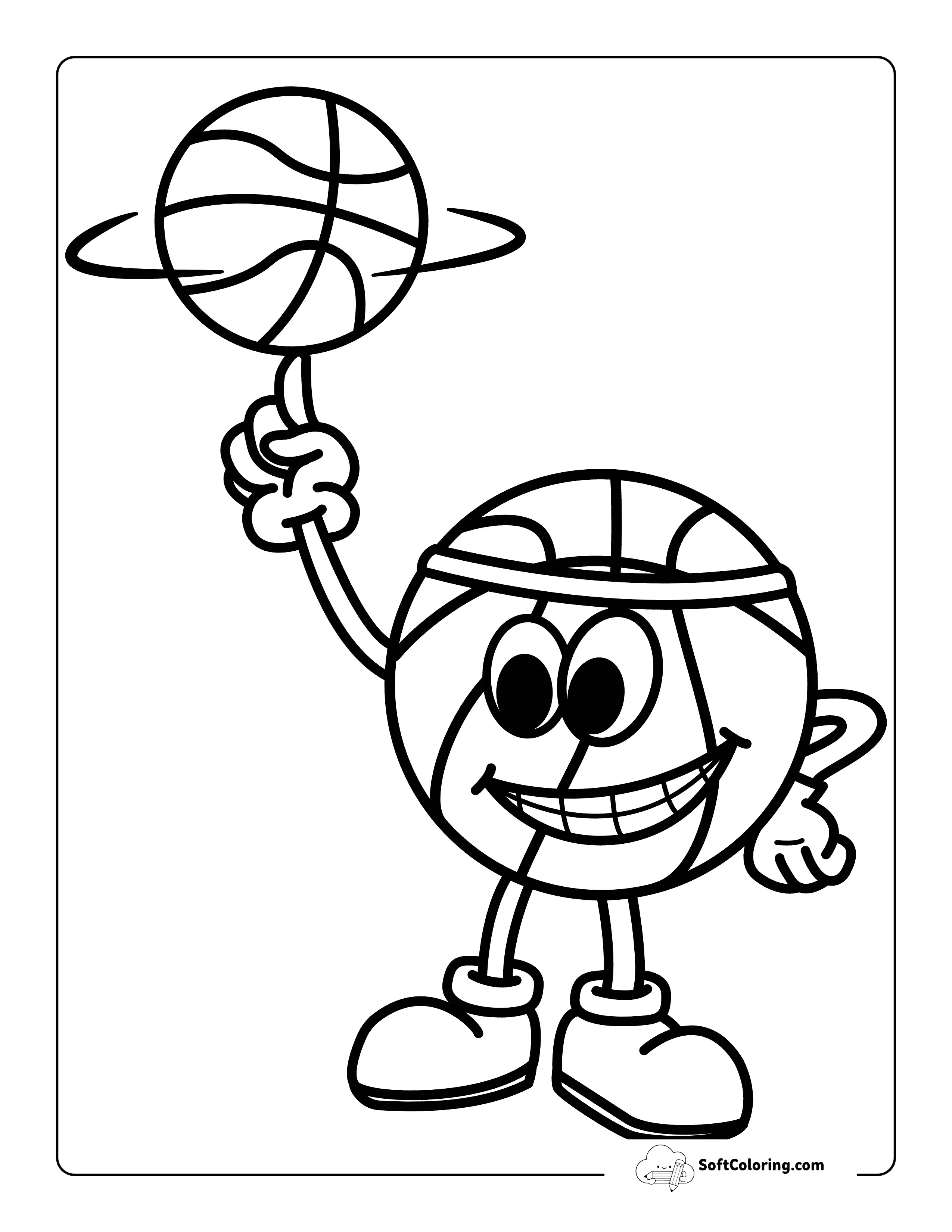 Easy Basketball Spinning A Basketball On Its Finger