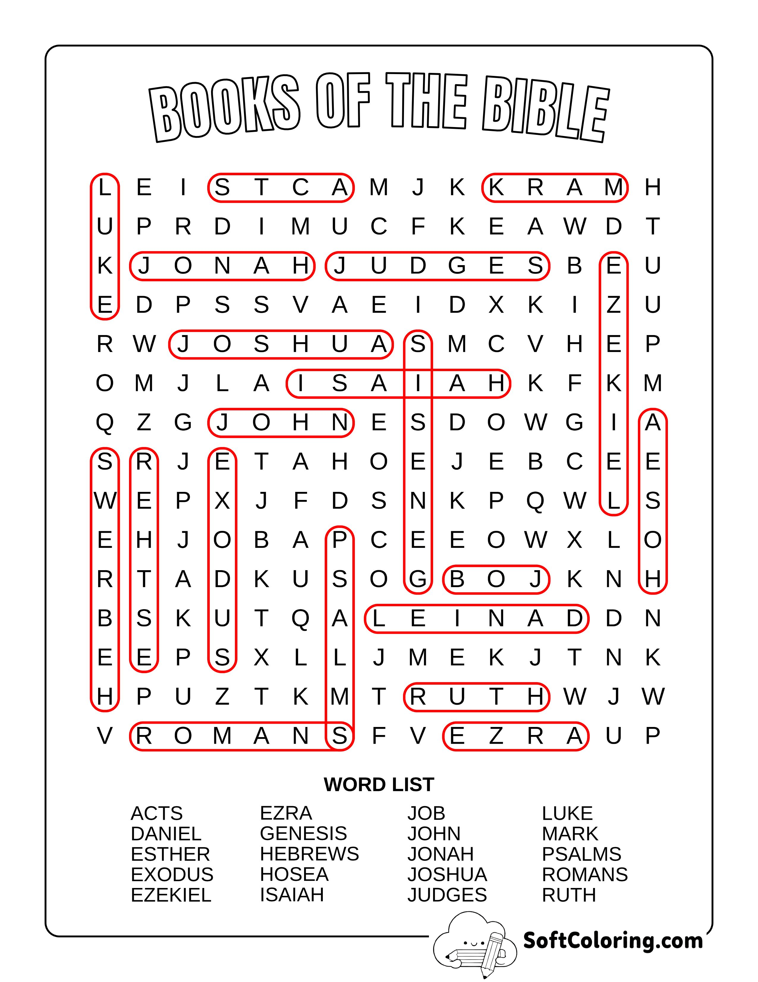 Medium Books of Bible Solution