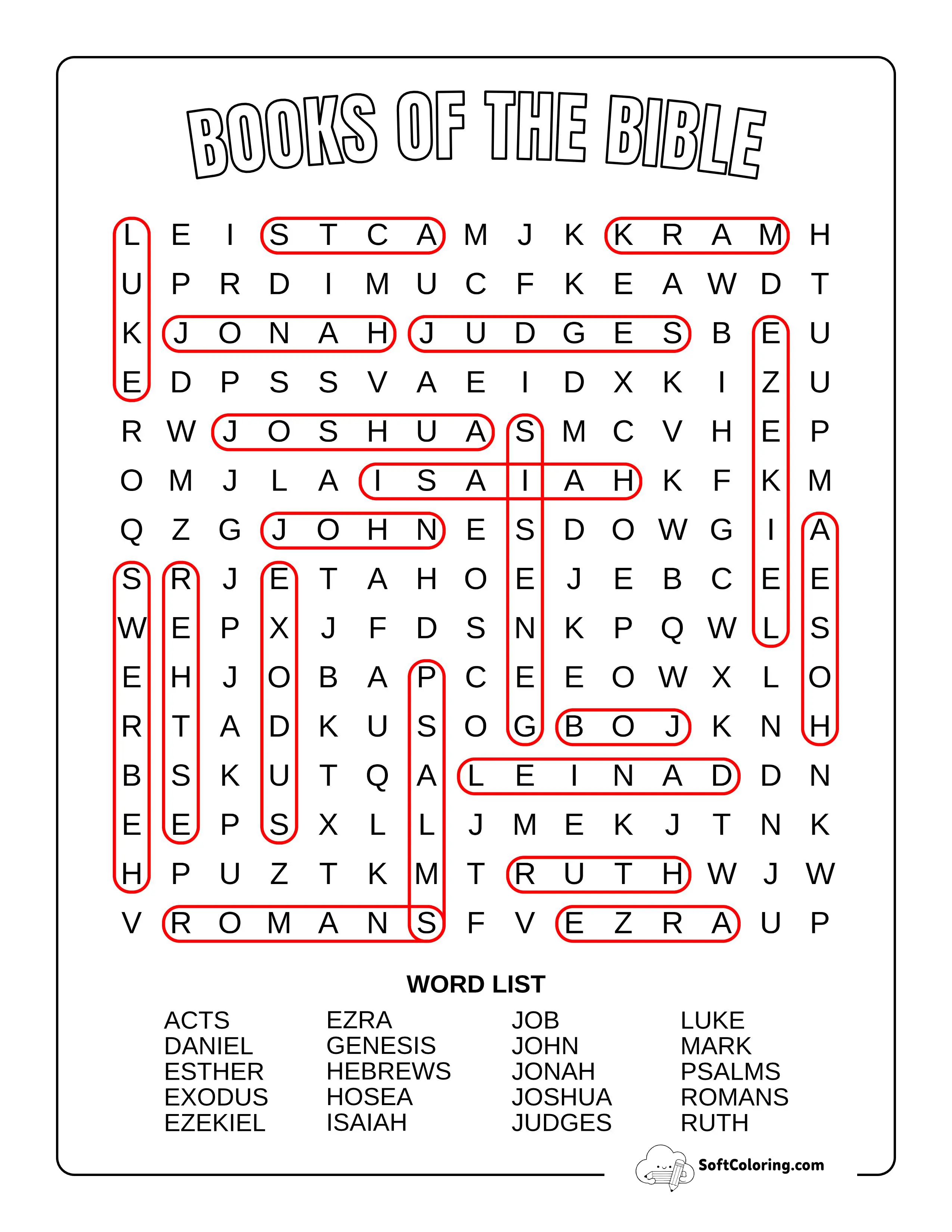 Medium Books Of Bible Solution