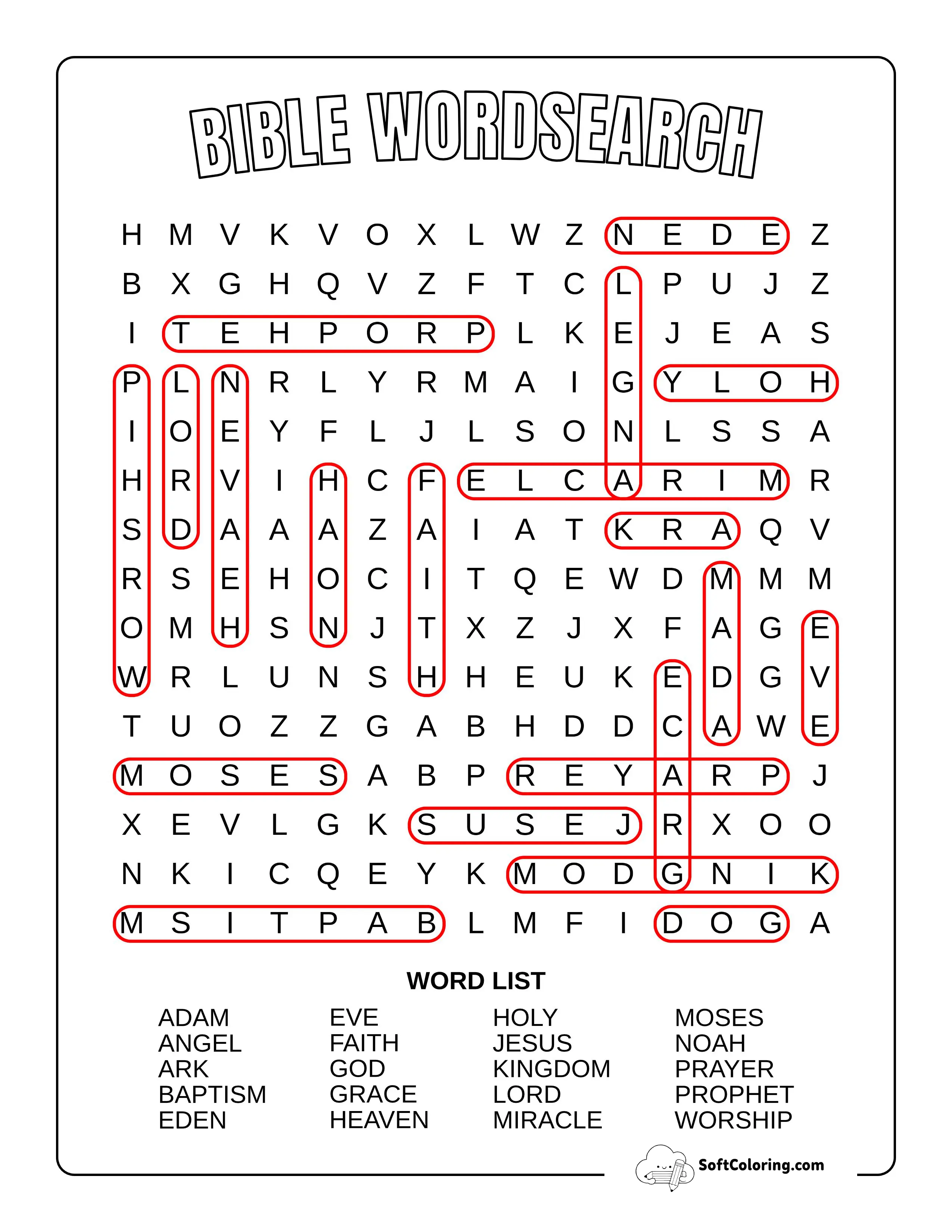 Medium Bible Solution