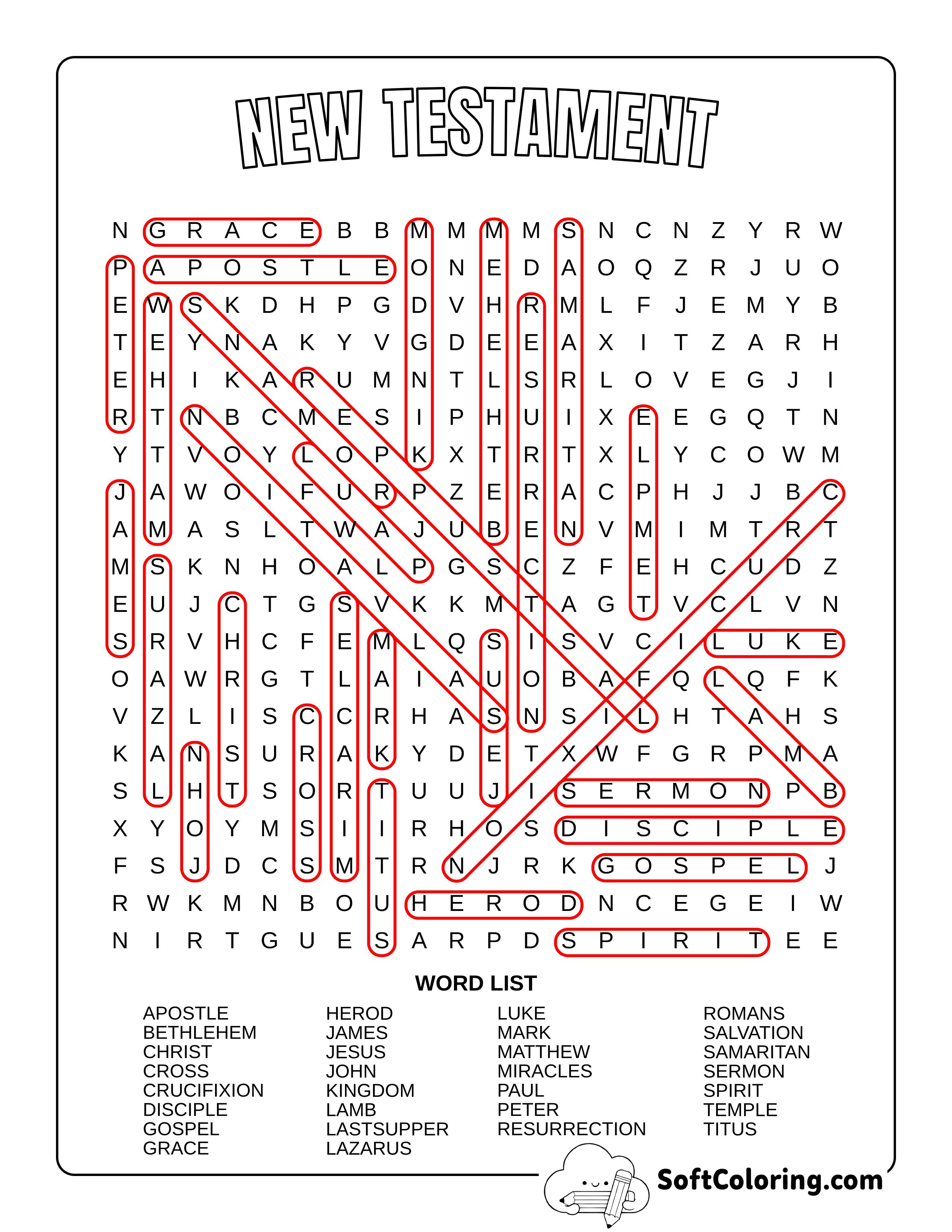 Hard New Testament Answers