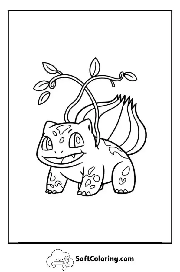 Bulbasaur Pokemon Coloring Page
