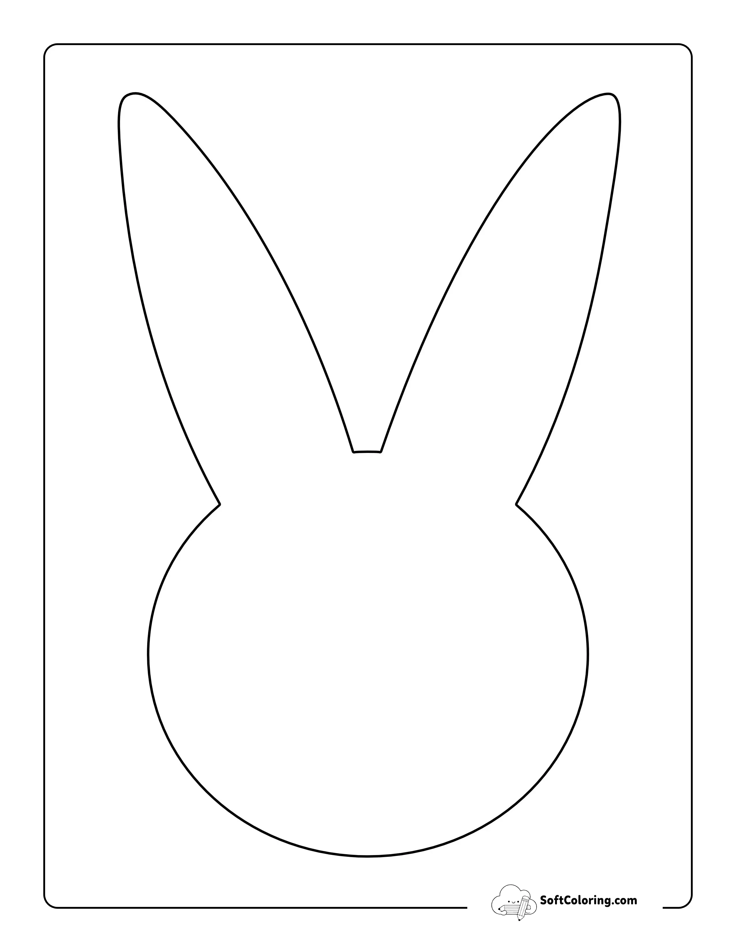 Easy Bunny Craft Template