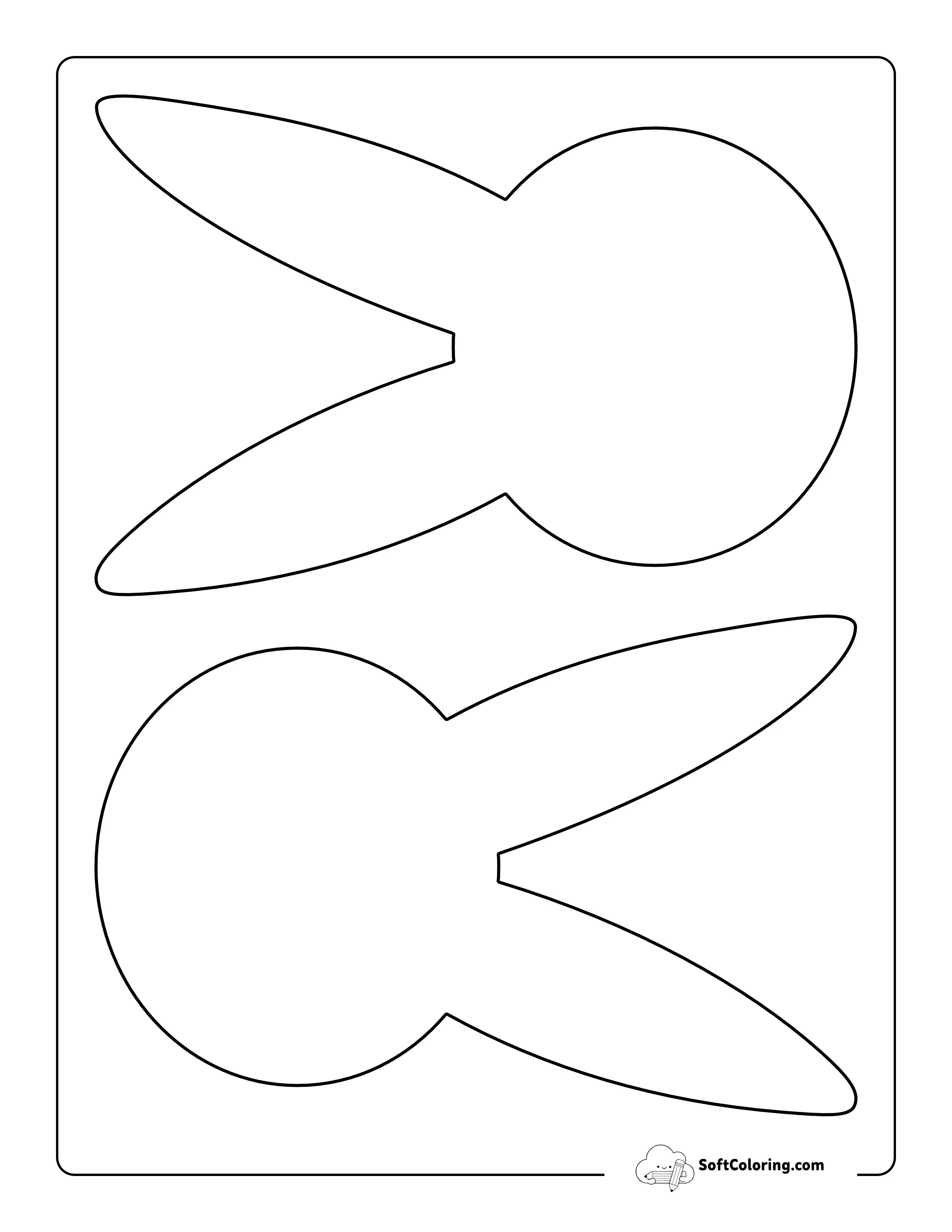 Easy Bunny Shape - Medium