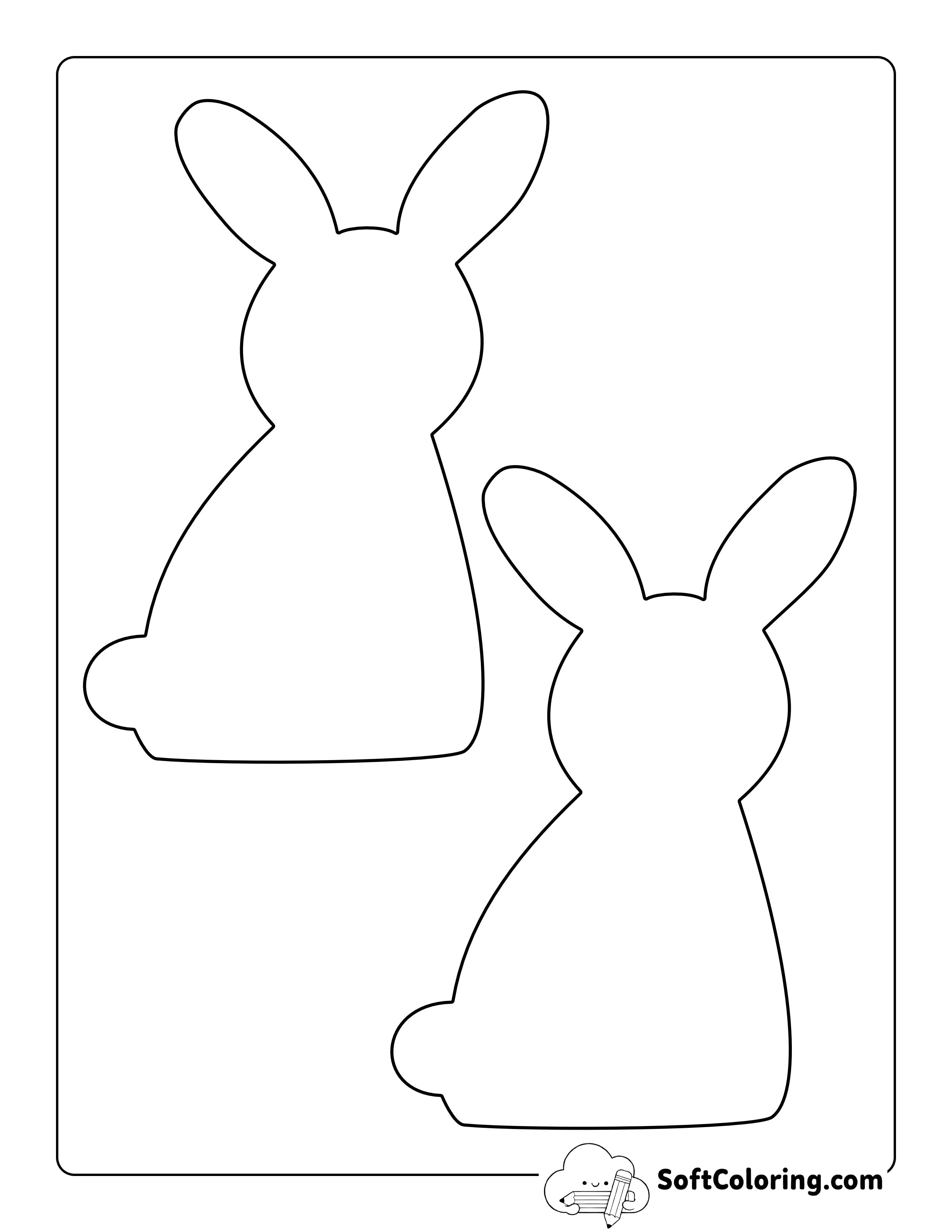 Easy Bunny Shape - Medium