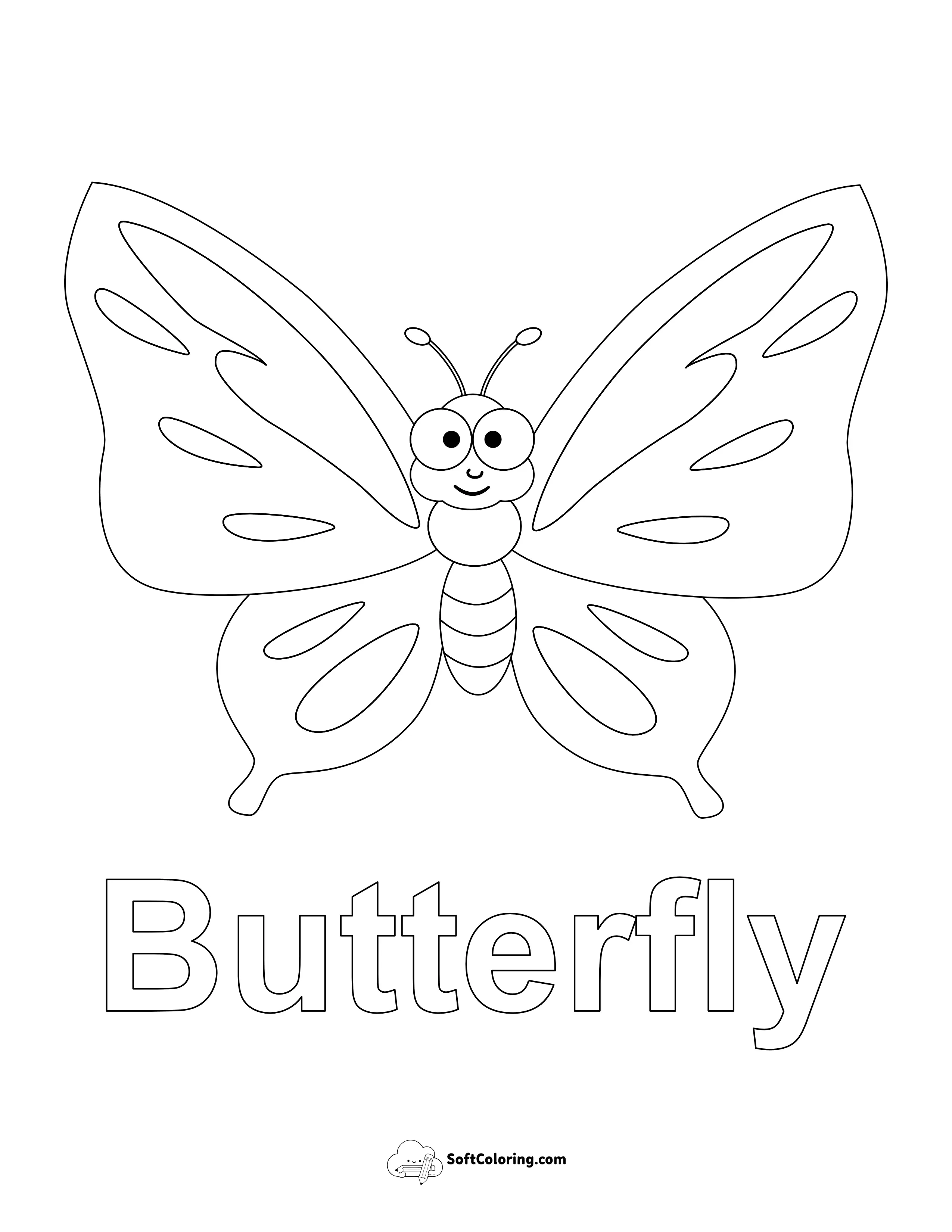 Butterfly Printable For Preschoolers