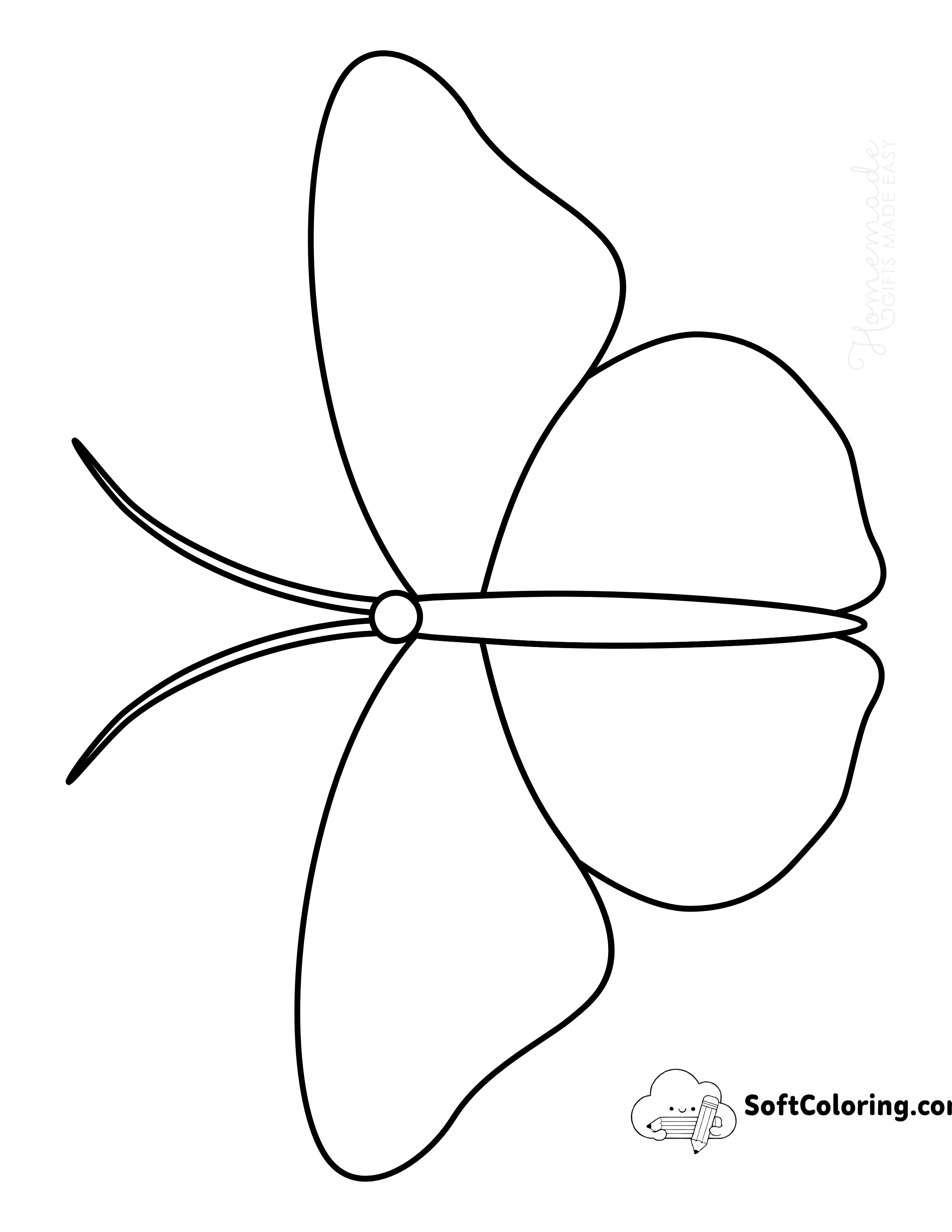 Large Printable Butterfly Template - 16