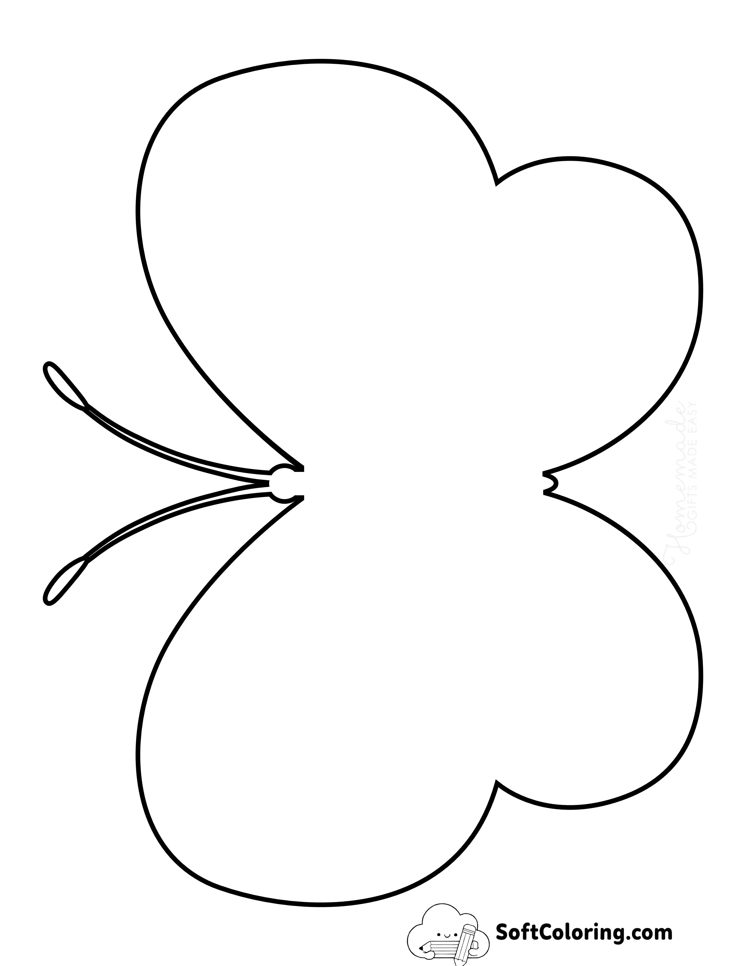 Blank Template With Antennae - Shape 1, Large