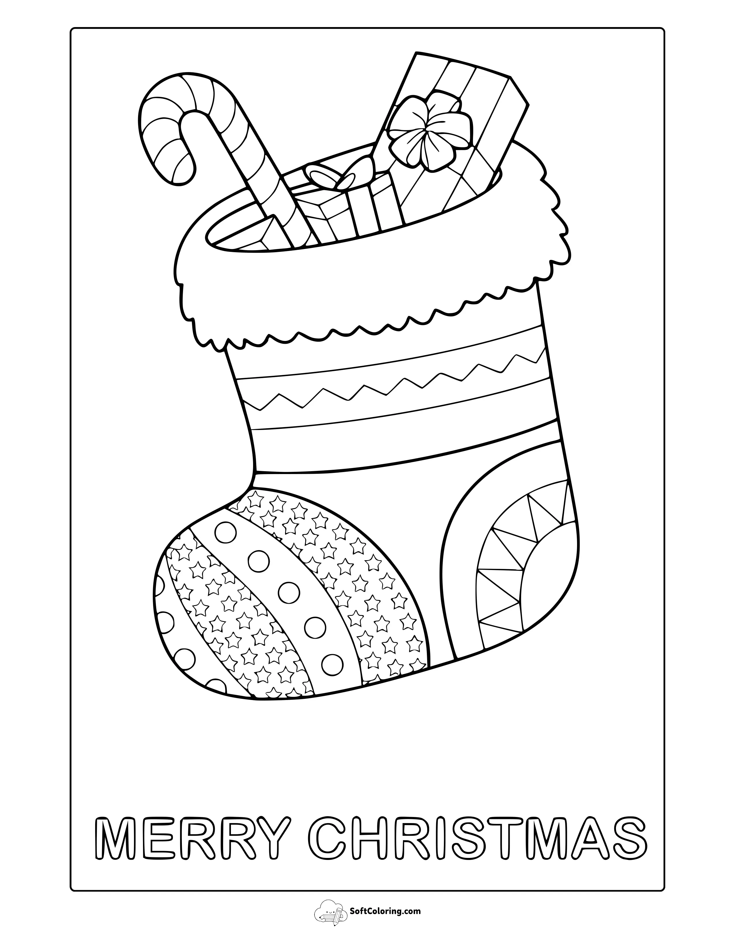 Christmas Stocking With Presents