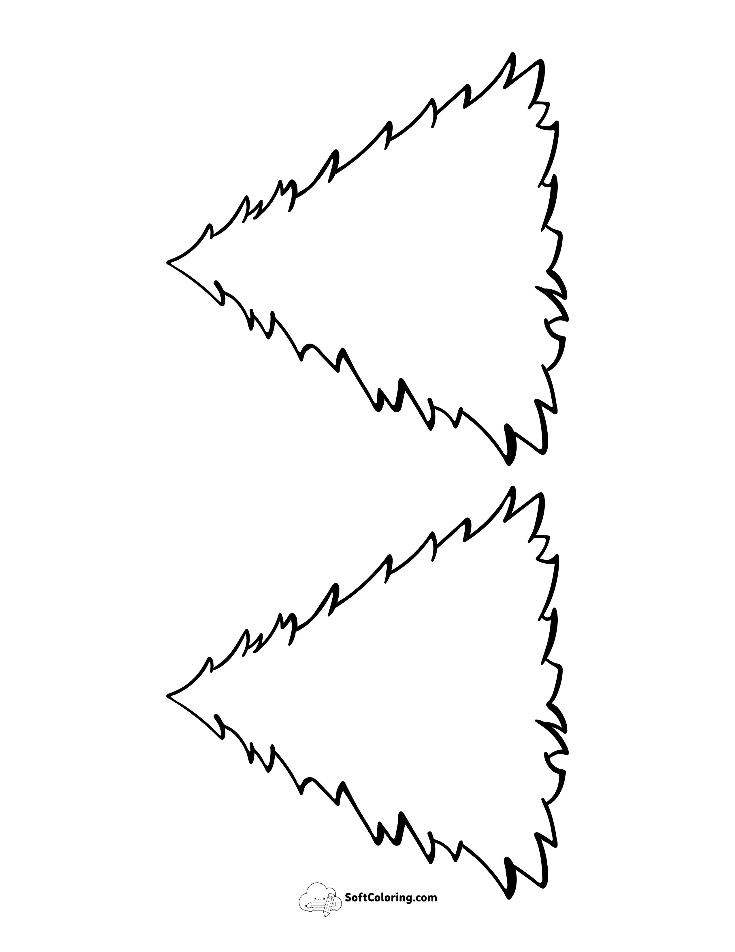 Style 11: Medium Xmas Tree Outlines