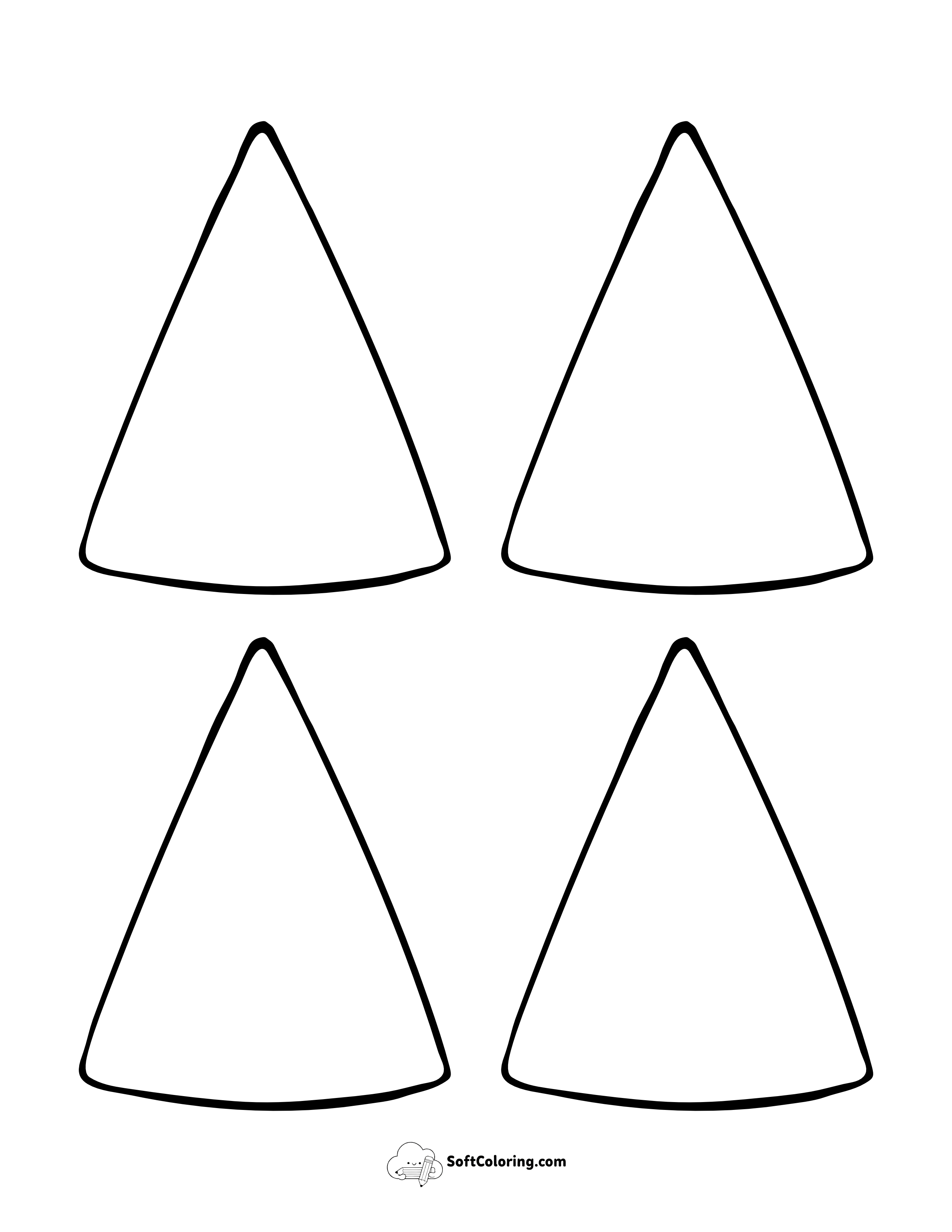 Style 17: Small Blank Xmas Trees