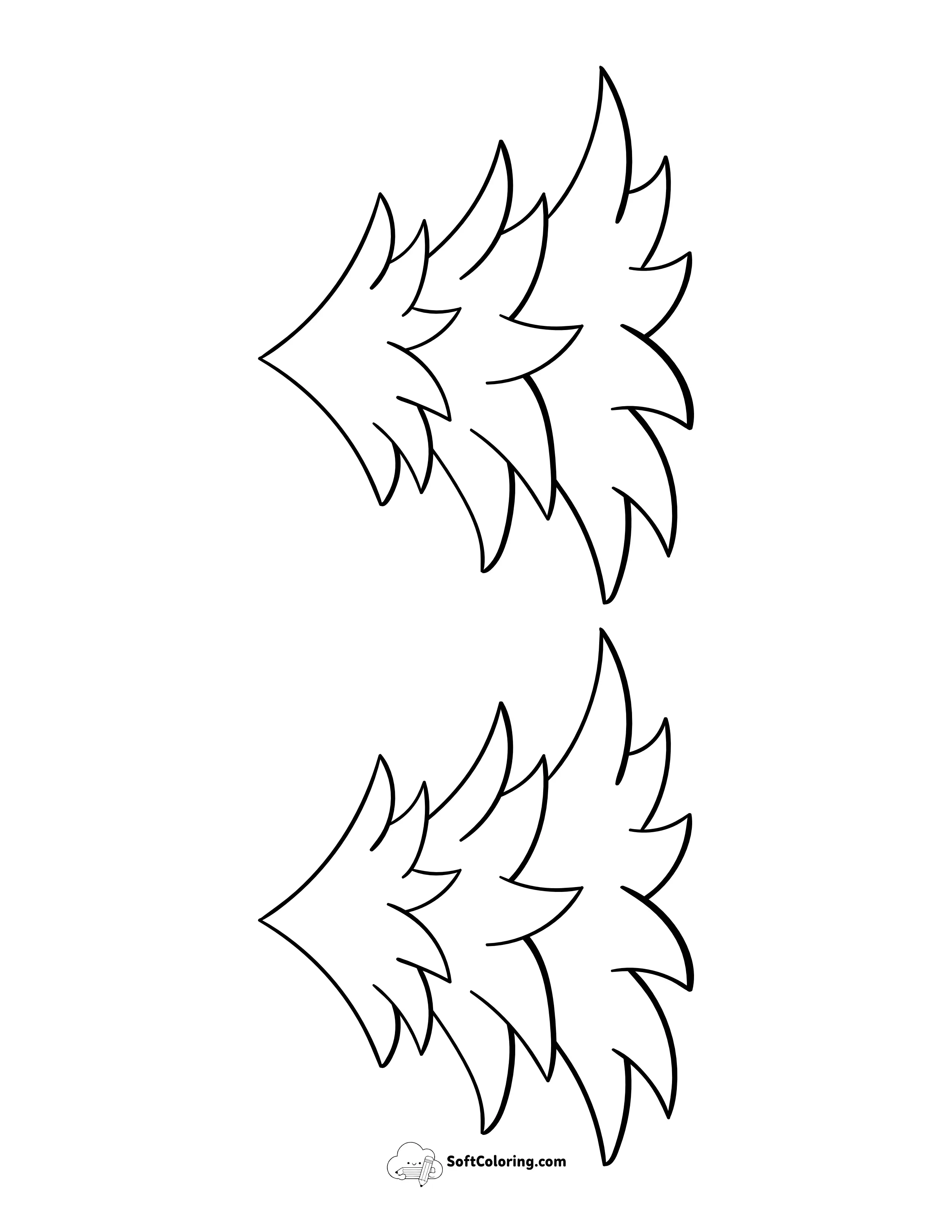 Style 14: Medium Printable Xmas Trees