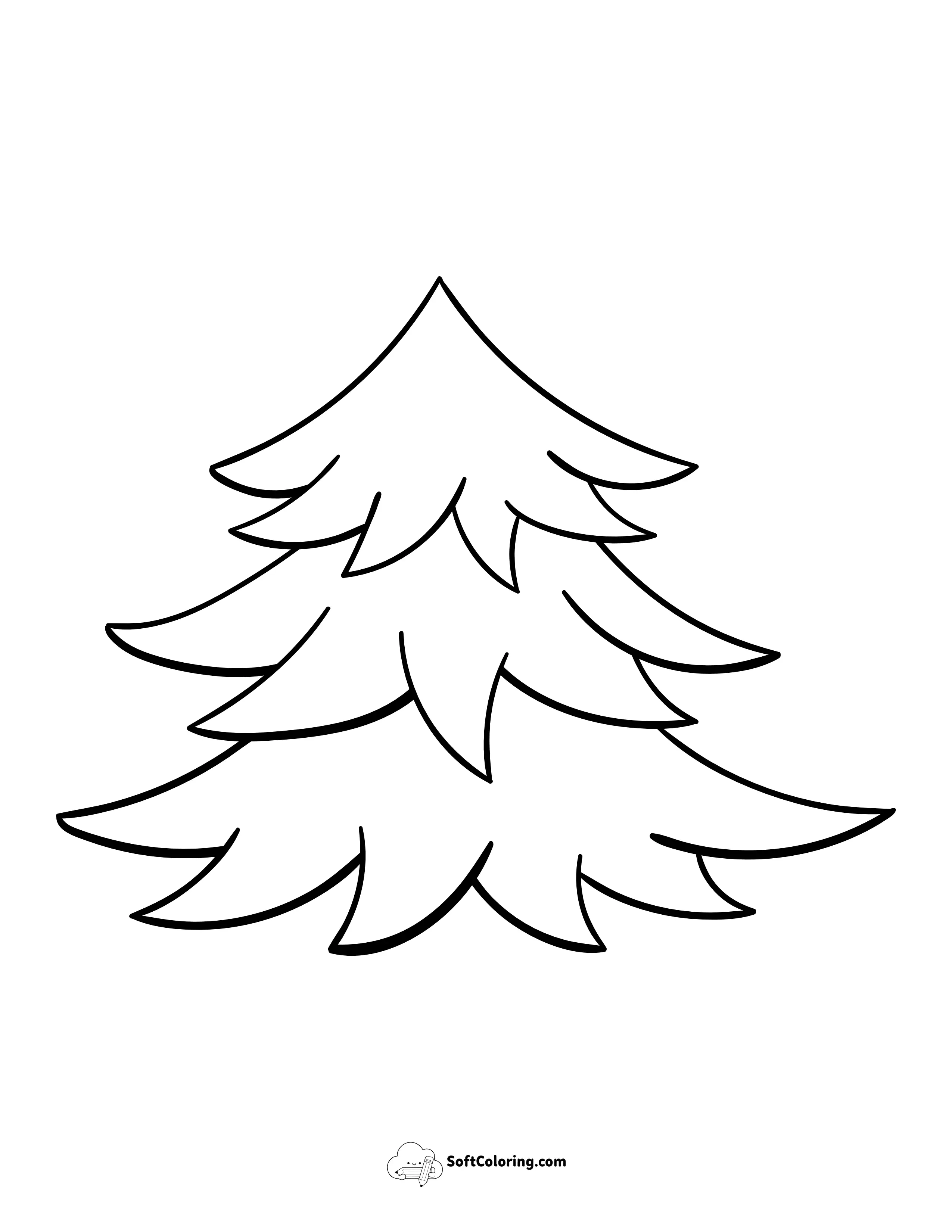 Style 14: Printable Christmas Tree