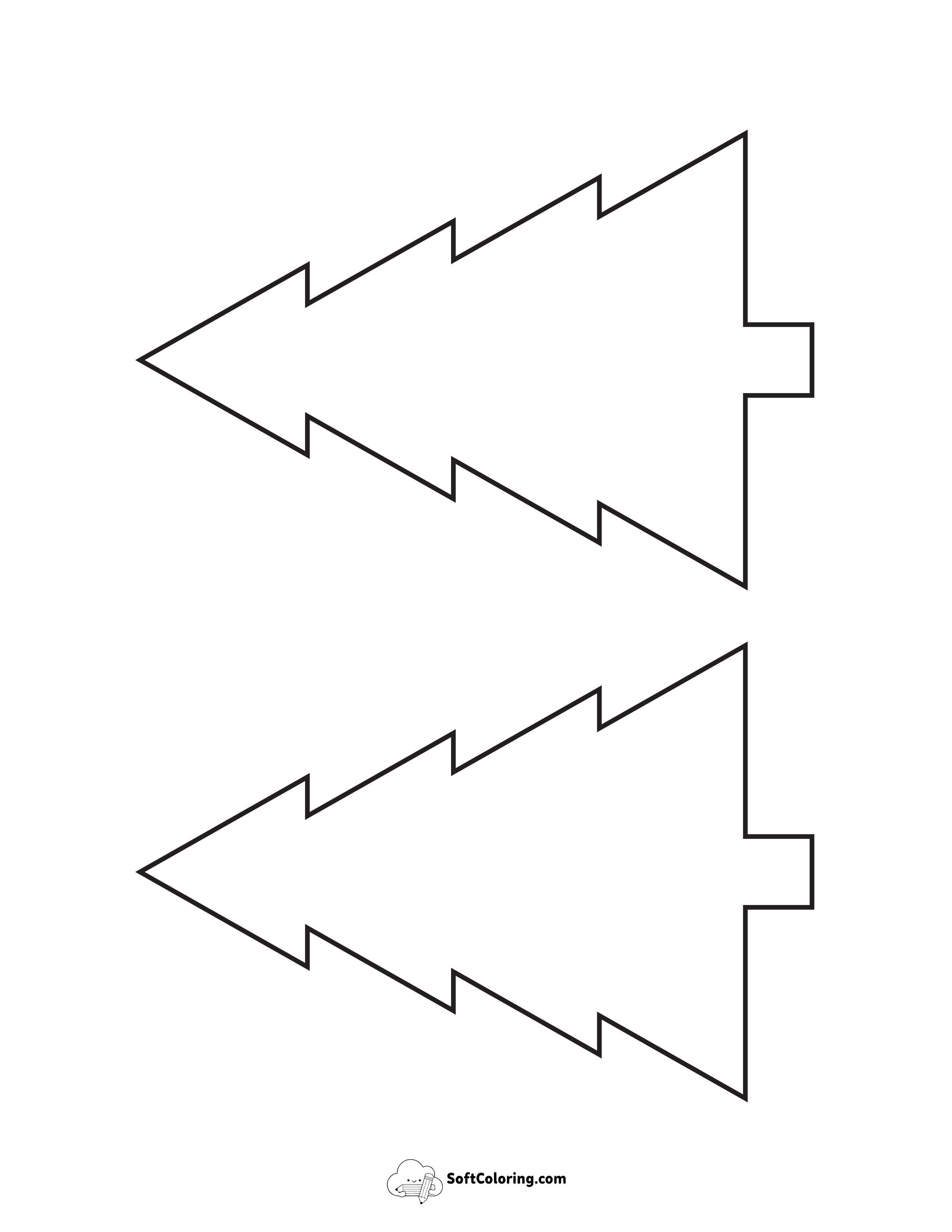 Style 3: Medium Blank Tree Templates