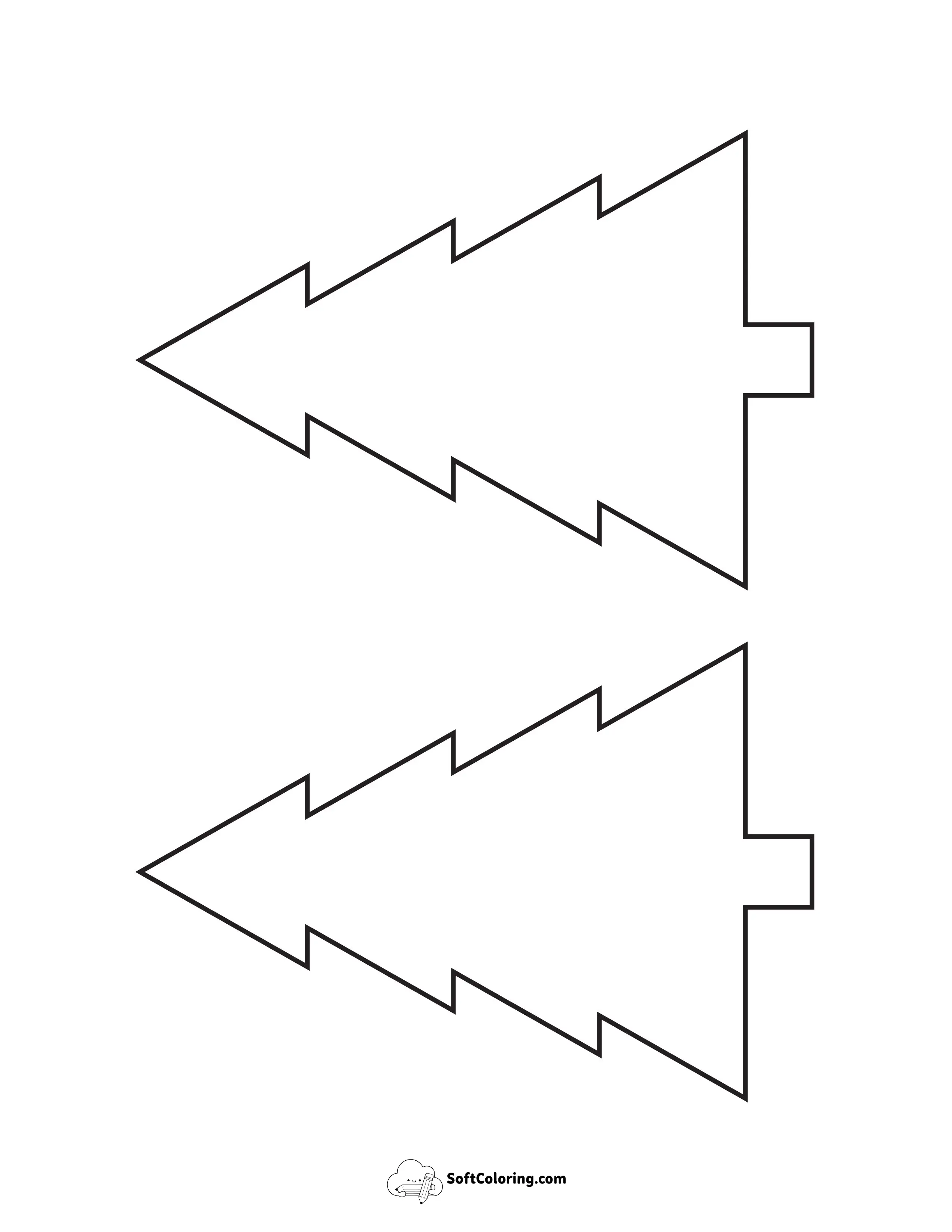 Style 3: Medium Blank Tree Templates