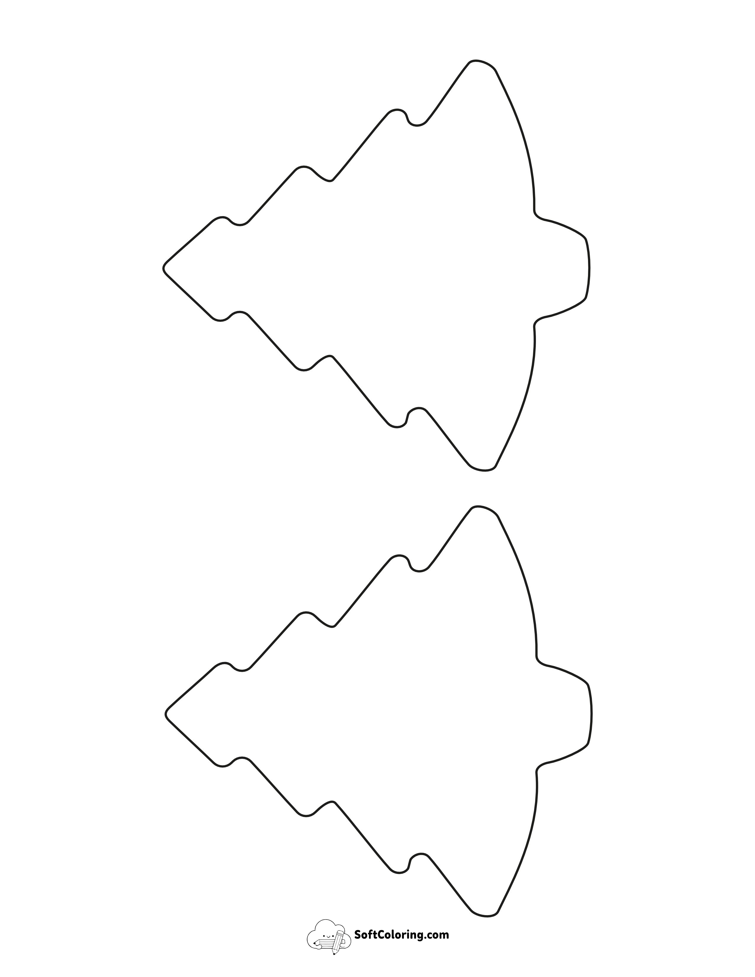 Style 10: Medium Christmas Tree Shapes
