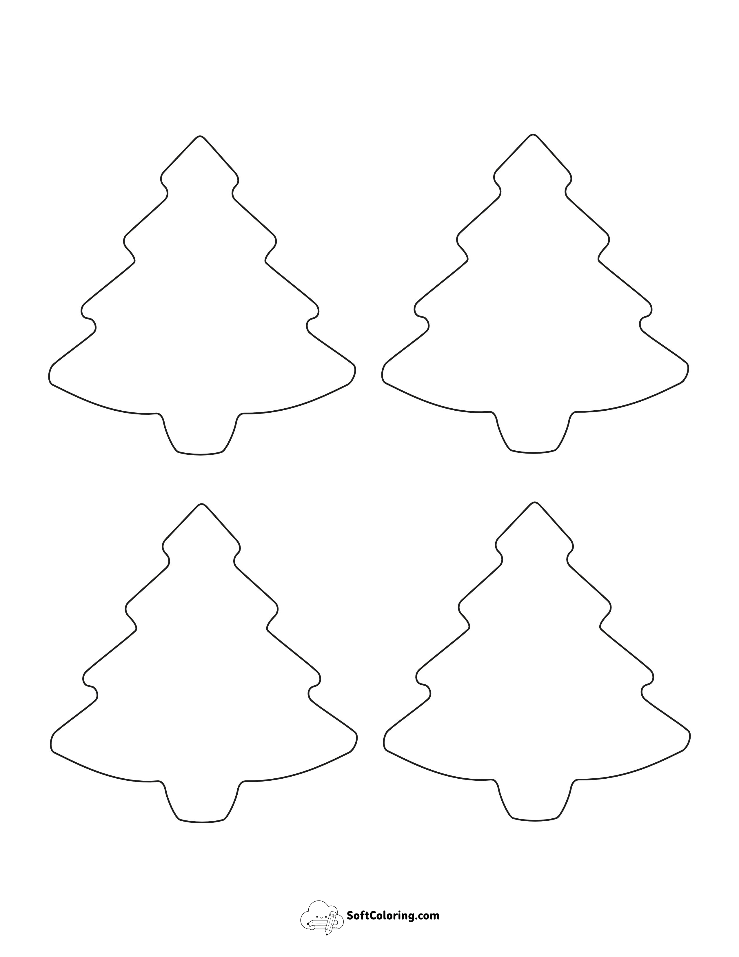 Style 10: Small Christmas Tree Shapes
