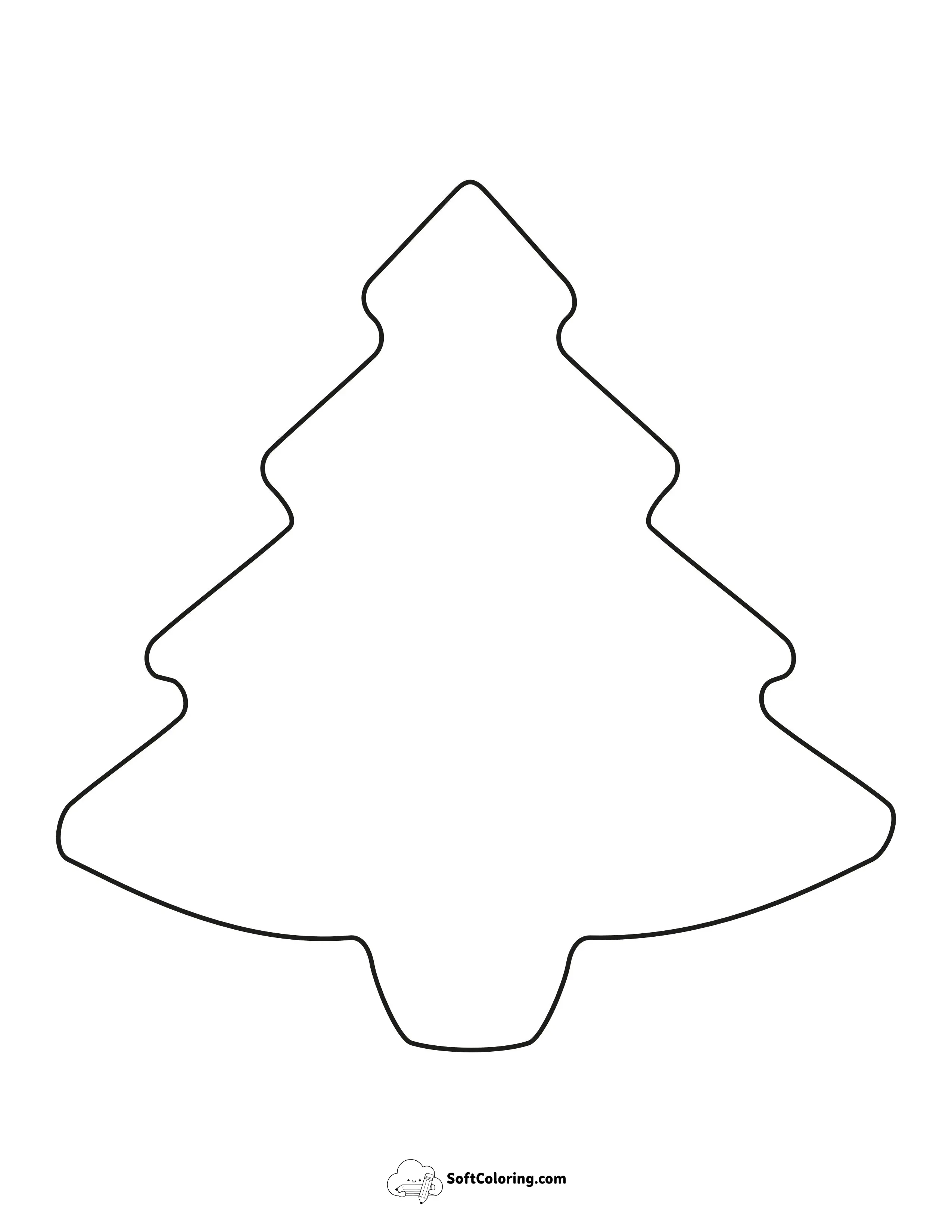 Style 10: Large Basic Christmas Tree Shape