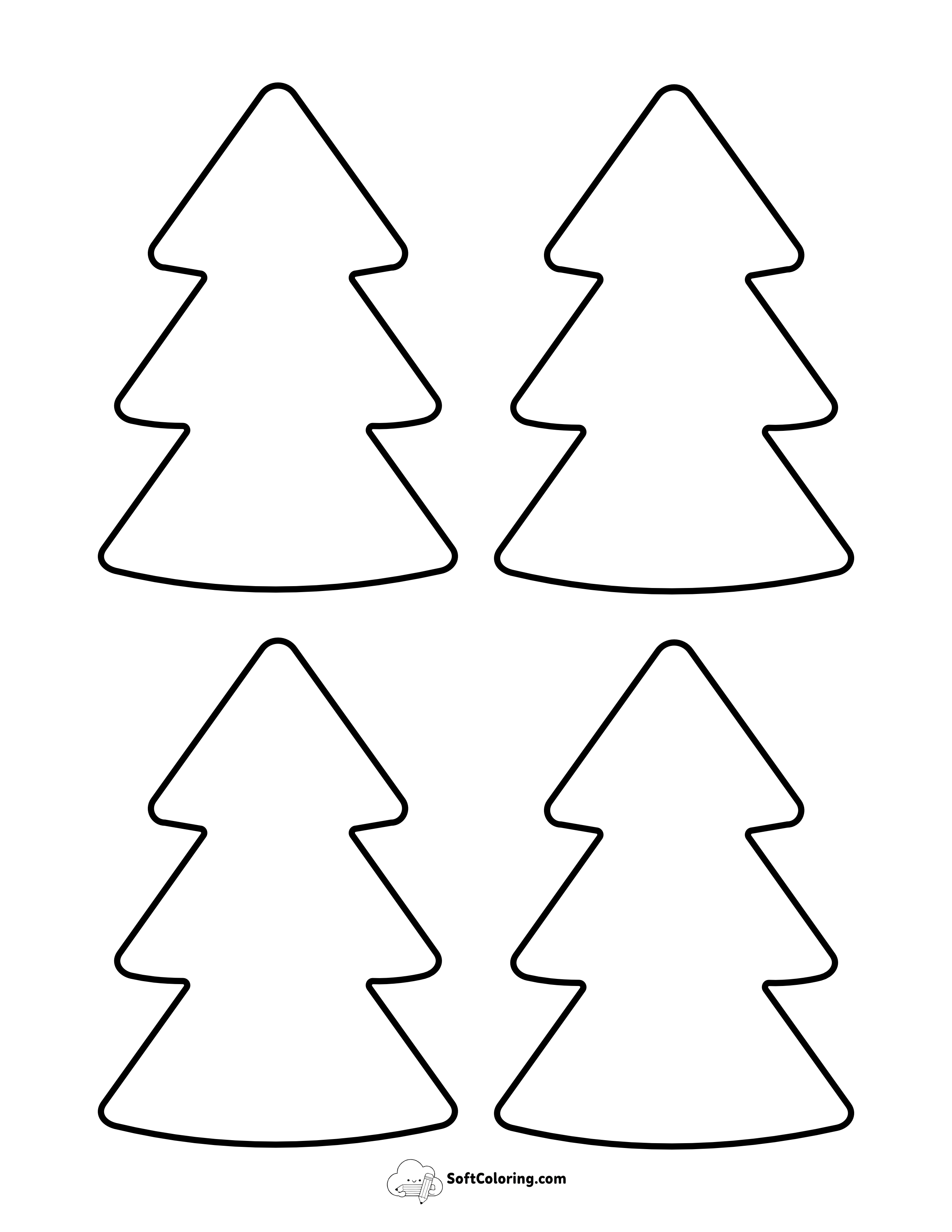 Style 5: Small Xmas Tree Templates